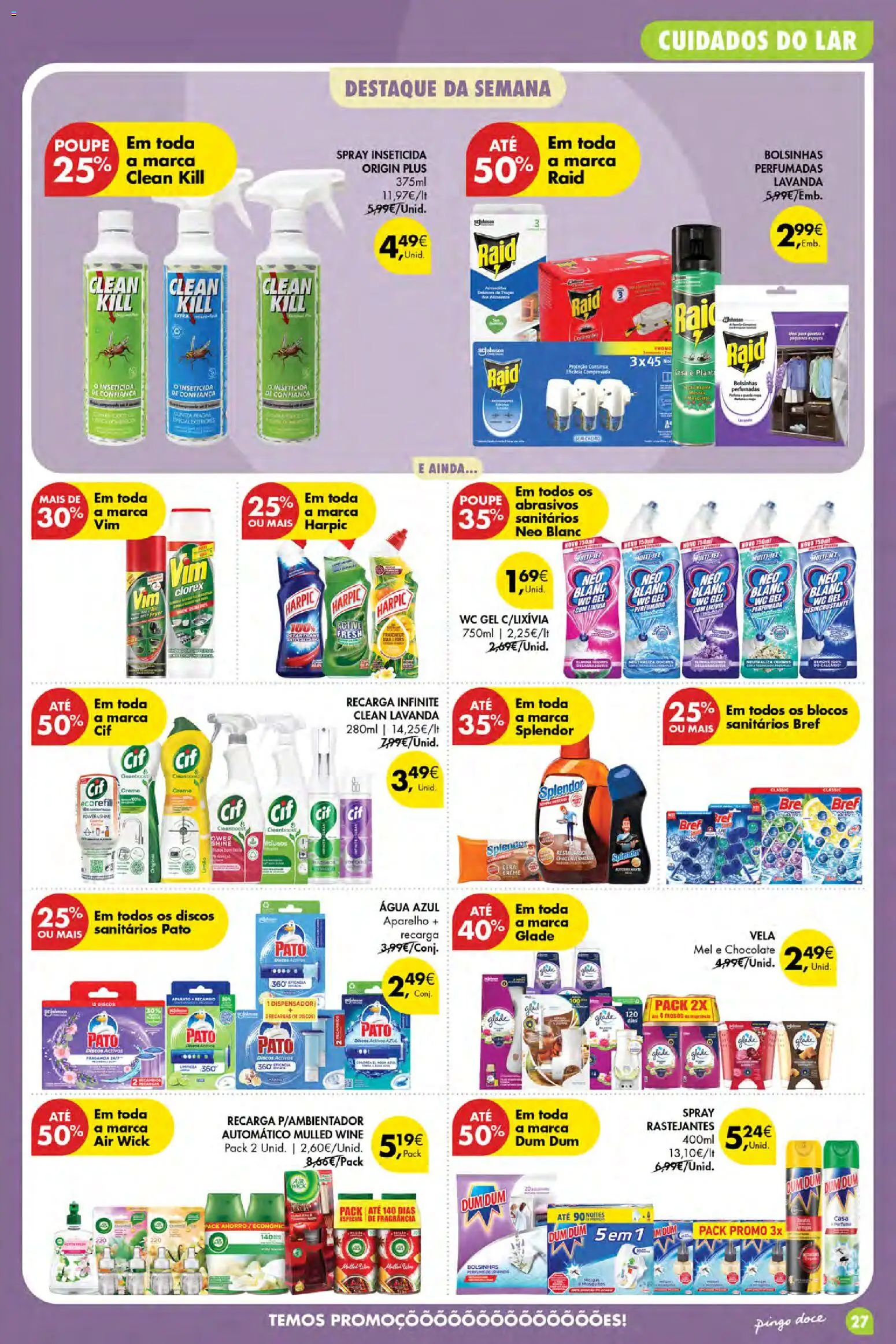 Pingo Doce Poupe Esta Semana Açores │ válido de 06/08/2026 | Página: 27 | Produtos: Pato, Cera, Mel, Creme
