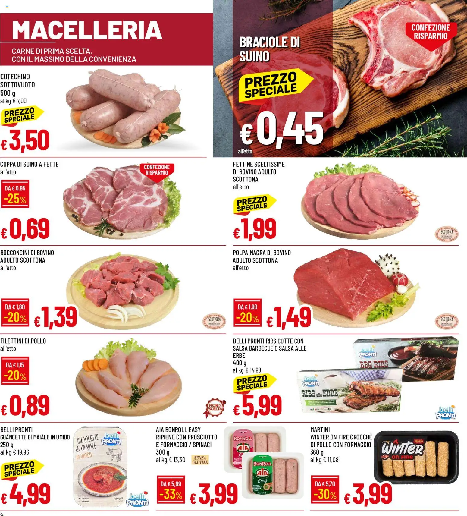 Volantino Galassia del 02/11/2026 | Pagina: 6 | Prodotti: Bovino, Maiale, Carne, Salsa barbecue