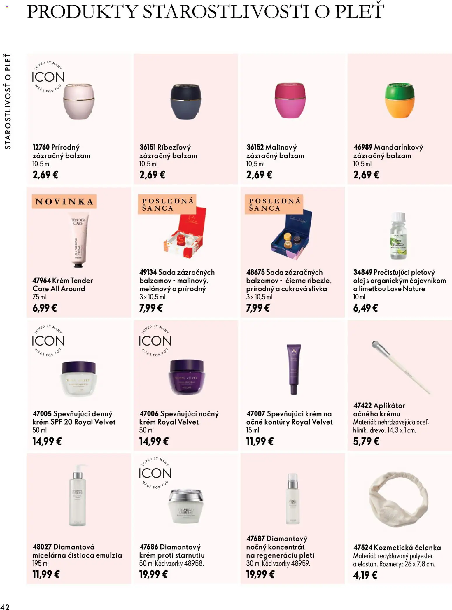 Nové Oriflame akcie – leták je platný od 30.09.2026 | Strana: 42 | Produkty: Olej, Krém