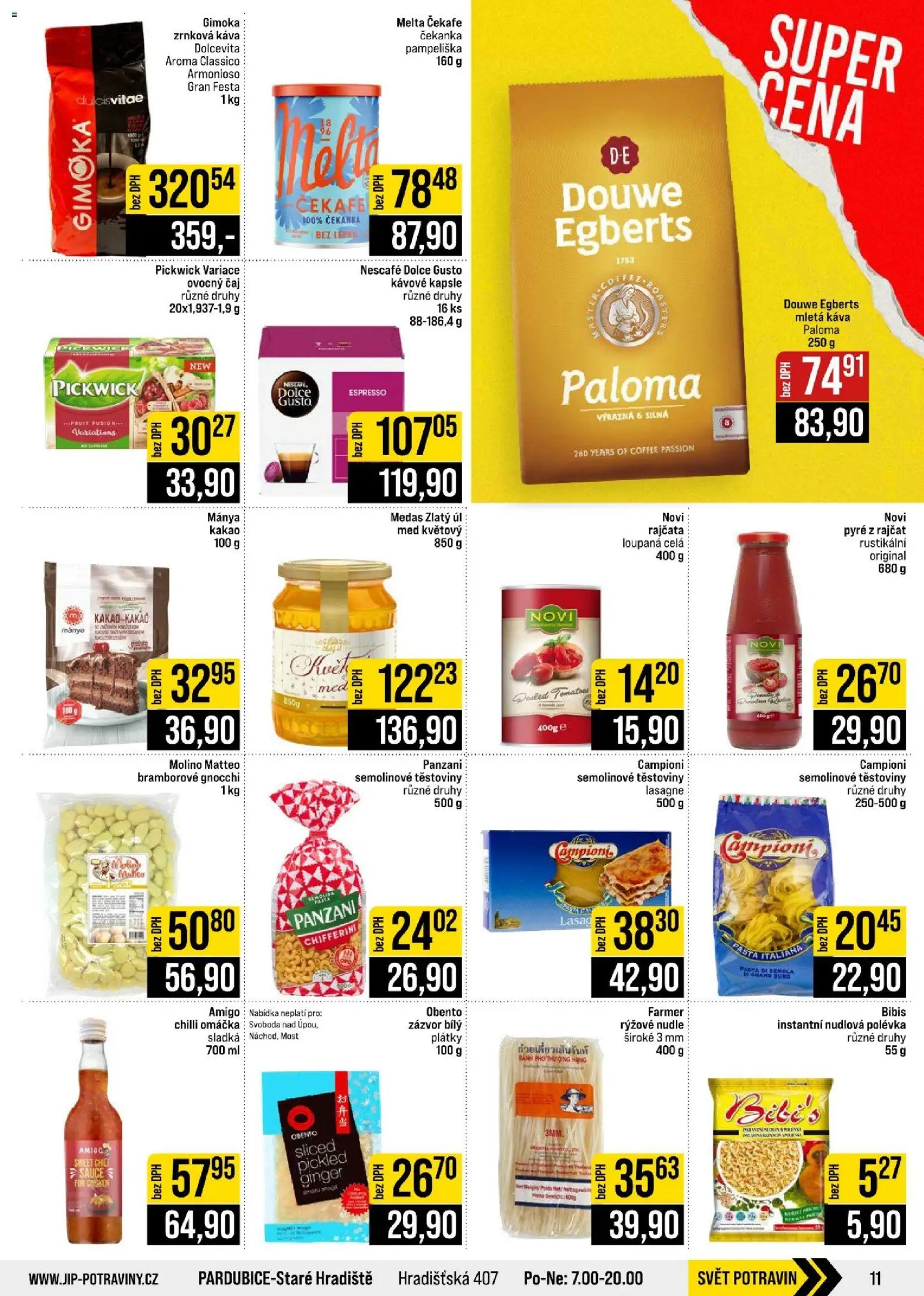 Jip leták - Cash & Carry od 14.10.2026 | Strana: 11 | Produkty: Káva, Melta, Ovocný čaj, Lasagne