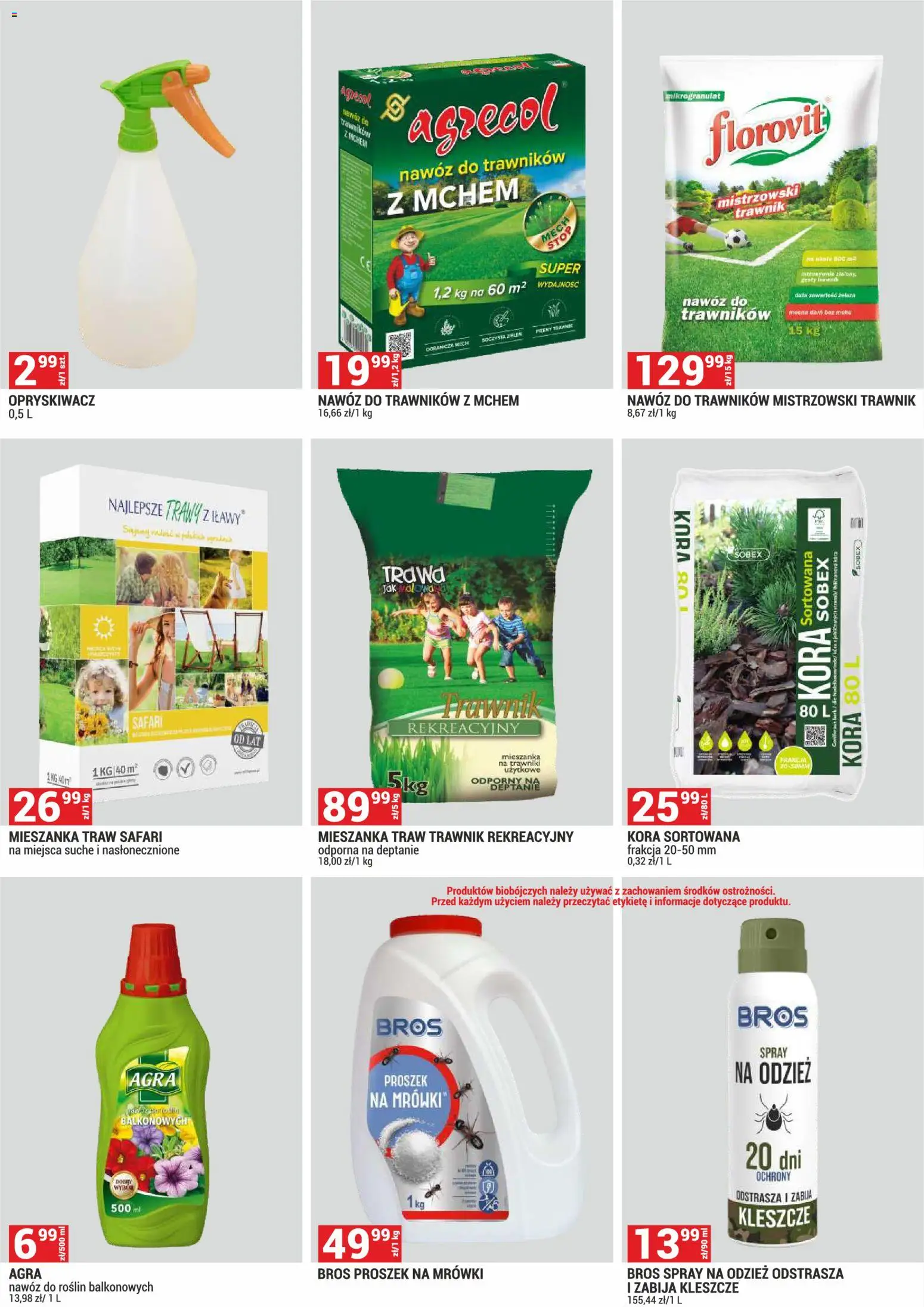 Merkury Market gazetka - Ogród od 01.07.2026 | Strona: 4 | Produkty: Opryskiwacz, Trawy