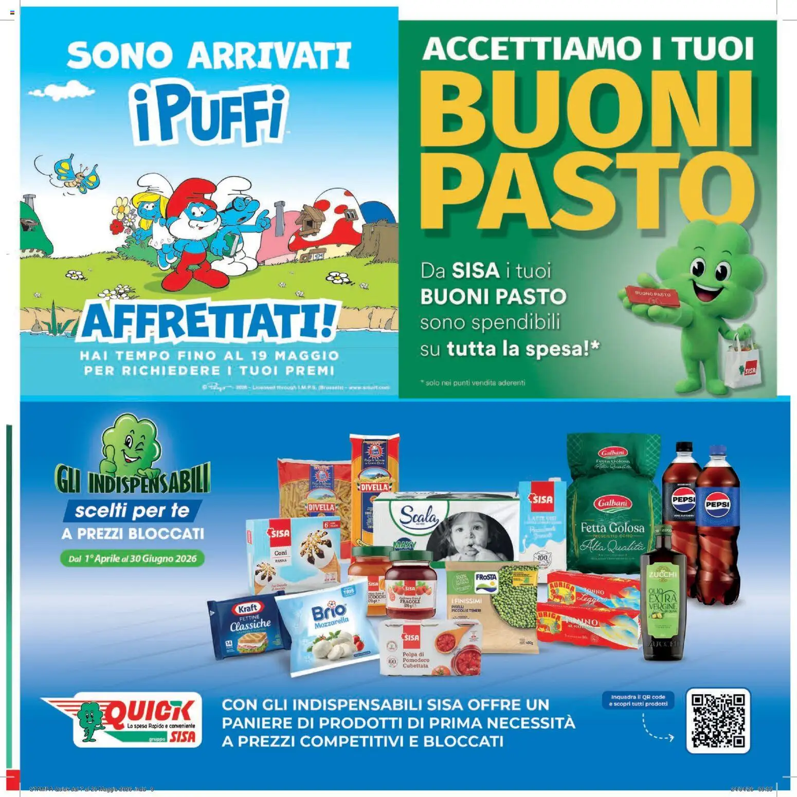 Volantino SISA del 07.05.2026 | Pagina: 9 | Prodotti: Fragole, Pomodoro, Tonno, Scala