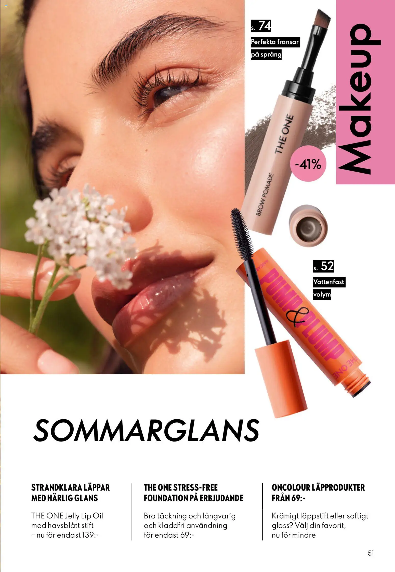 Oriflame reklamblad aktuell från 24/06/2026 | Sida: 51 | Produkter: Läppstift, Foundation