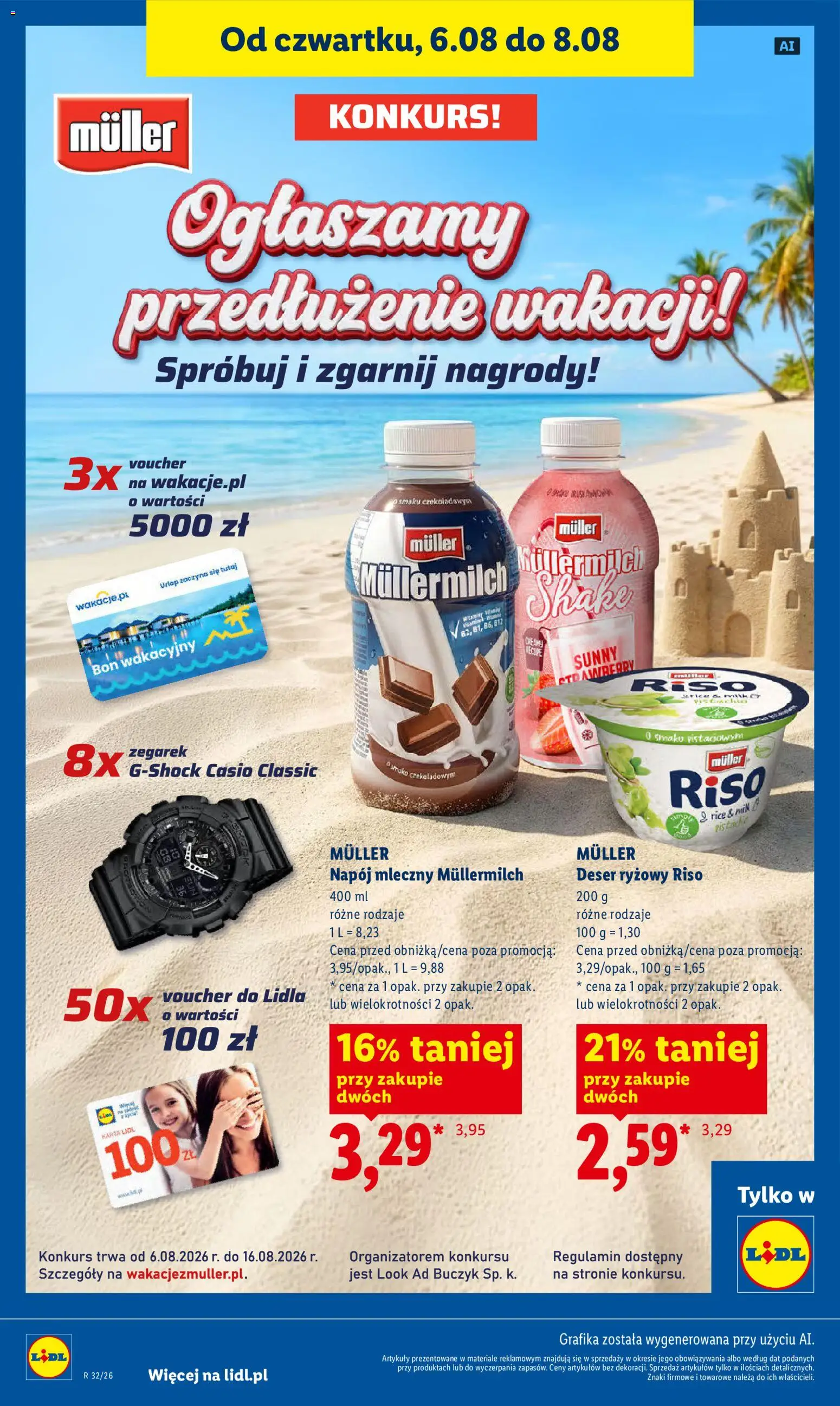 Lidl Polsko leták od 06.08.2026 | Strana: 60 | Produkty: Müllermilch