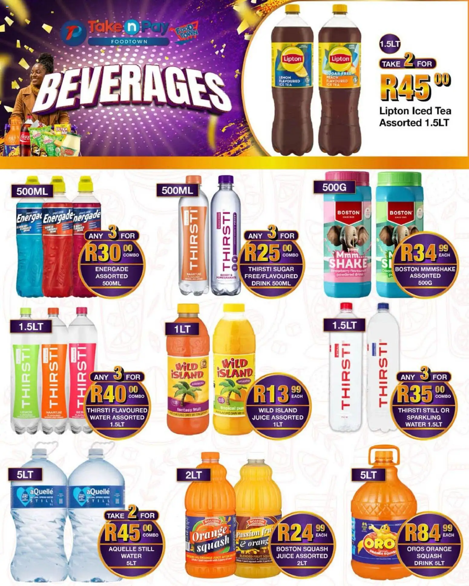 New Take n Pay catalogue – valid from 04.05.2026 | Page: 6 | Products: Cesto para colada, Oranges, Tea, Lemon