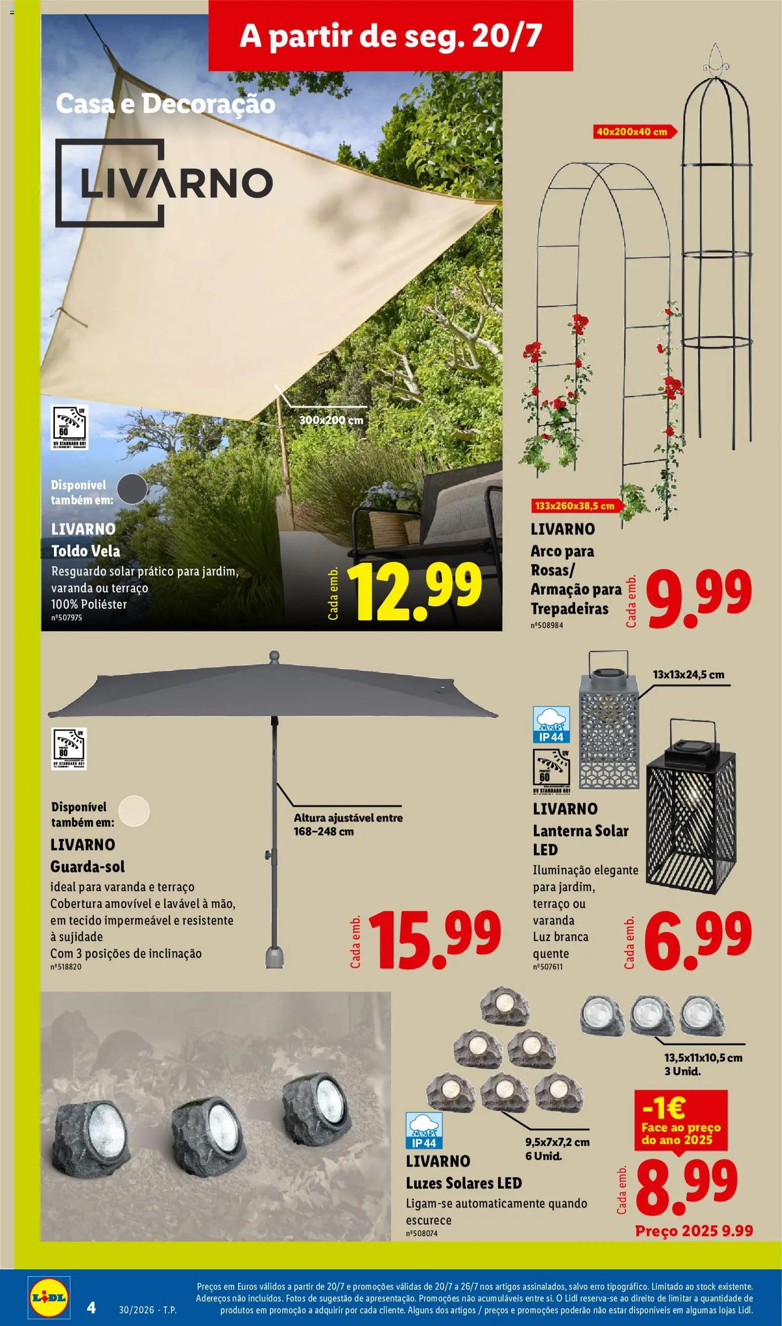 Lidl Novidades │ válido de 20/07/2026 | Página: 4 | Produtos: Lanterna