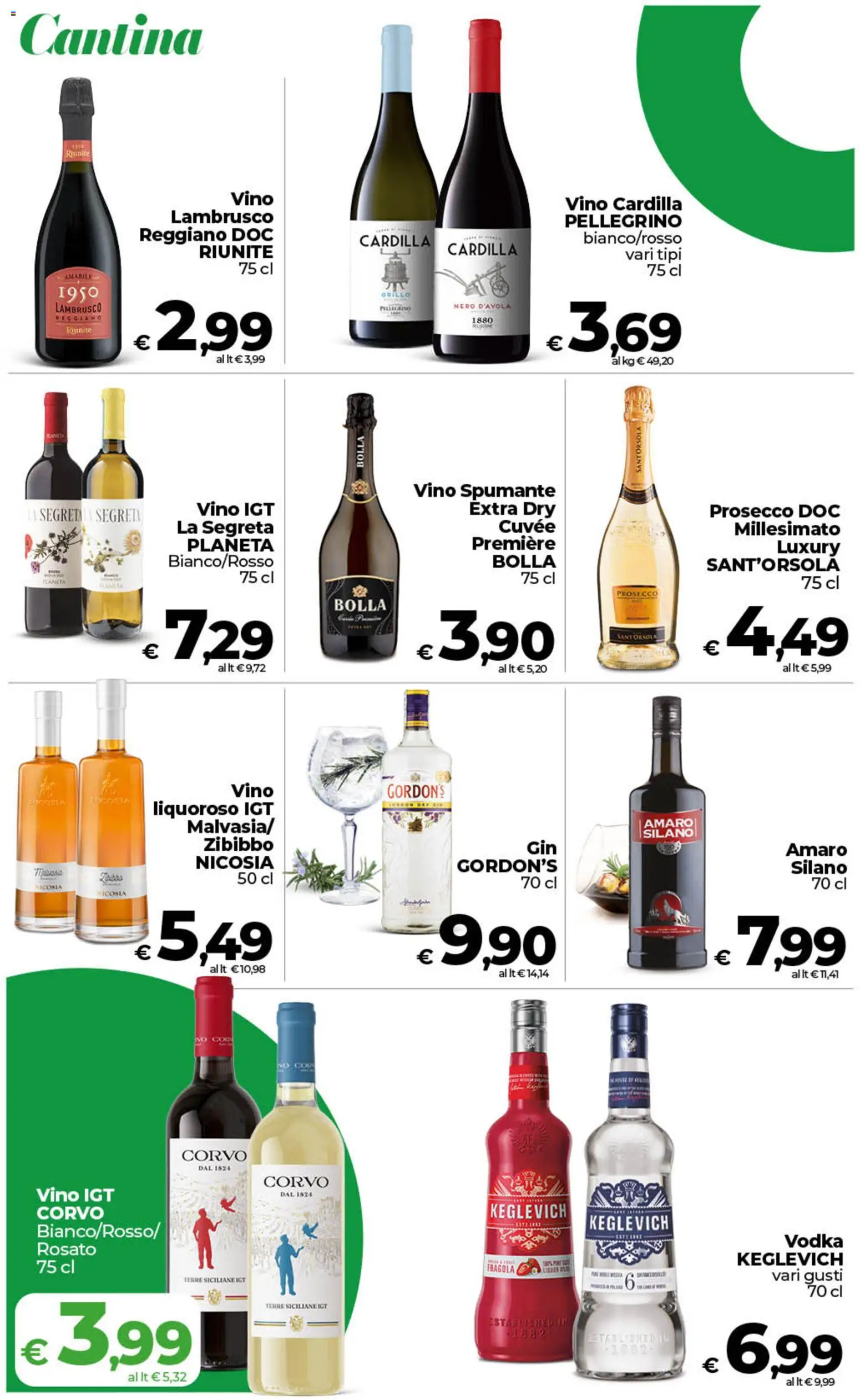 Volantino COOP del 29.05.2026 | Pagina: 16 | Prodotti: Vodka, Vino, Spumante, Amaro
