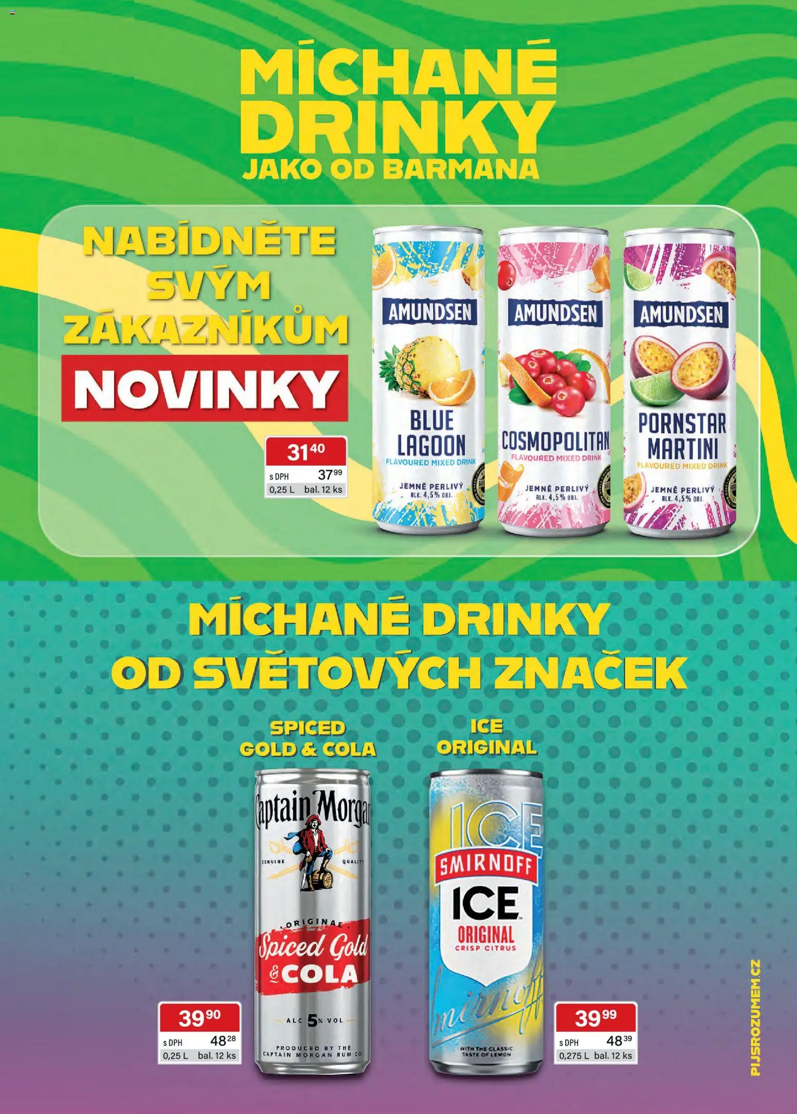 Astur & Qanto leták - Velkoobchod 09/2026 od 01.09.2026 | Strana: 16 | Produkty: Rum, Morgan, Martini, Cola