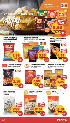 Ofertele PENNY valabile de la 09.09.2026 | Pagină: 13 | Produse: Dovleac, Covrigei, Doritos, Sare