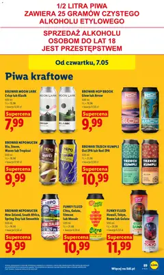 Pogląd oferty "BROWAR NEPOMUCEN New Zeland, South Africa, Spring Day lub Smoothie, 500 ml" - ważna od 07.05.2026 | Strona: 93 | Produkty: Smoothie