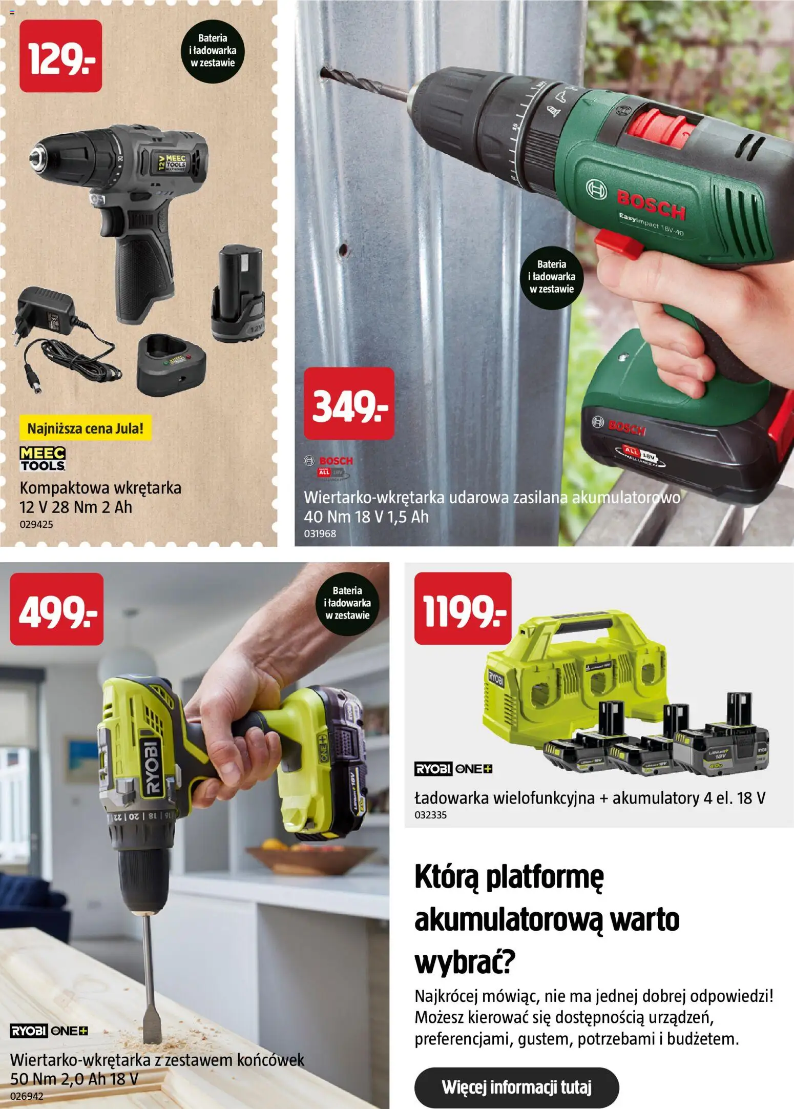 Jula gazetka - Zorganizuj całe Święta w niskich cenach od 22.10.2026 | Strona: 37 | Produkty: Ładowarka, Bateria, Ryobi