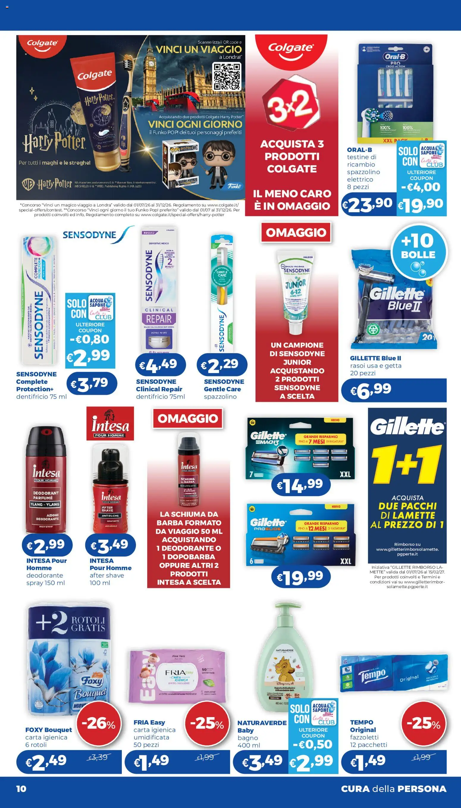 Volantino Acqua e Sapone del 23/07/2026 | Pagina: 10 | Prodotti: Schiuma da barba, Deodorante, Avocado, Aloe vera