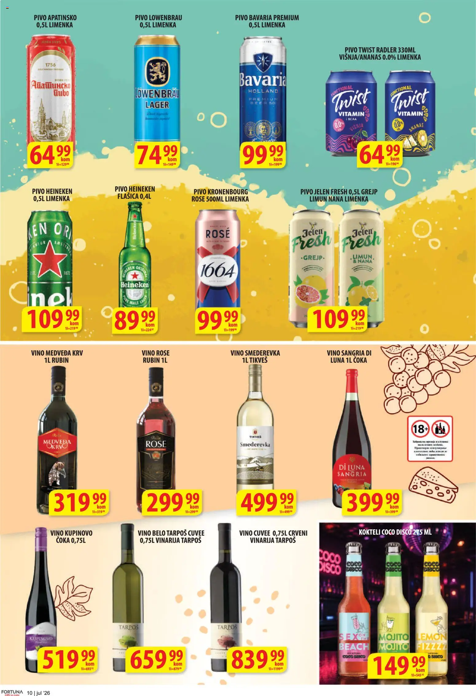Fortuna Market katalog - važi od 08.07.2026 | Strana: 10