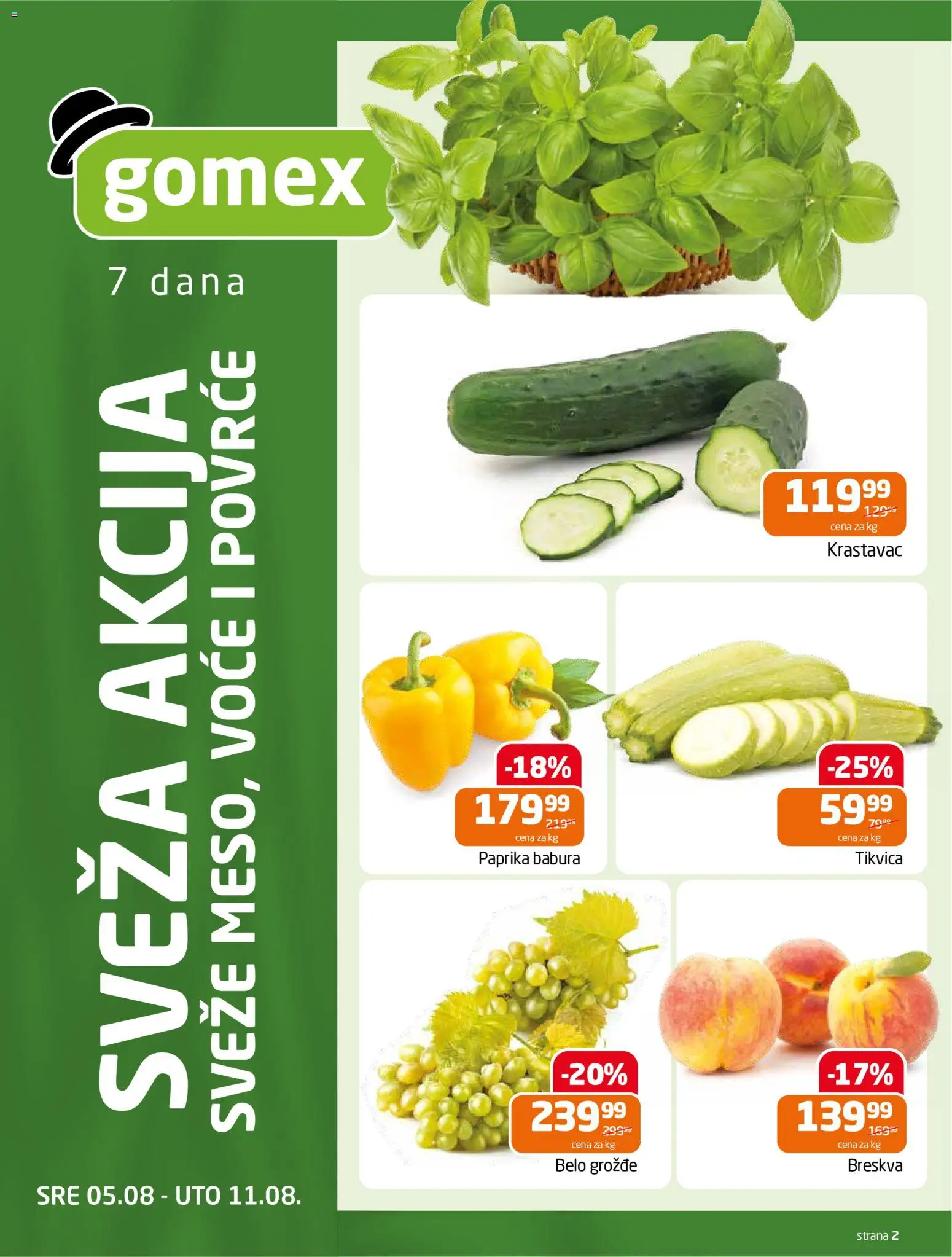 Gomex katalog - važi od 05.08.2026 | Strana: 2