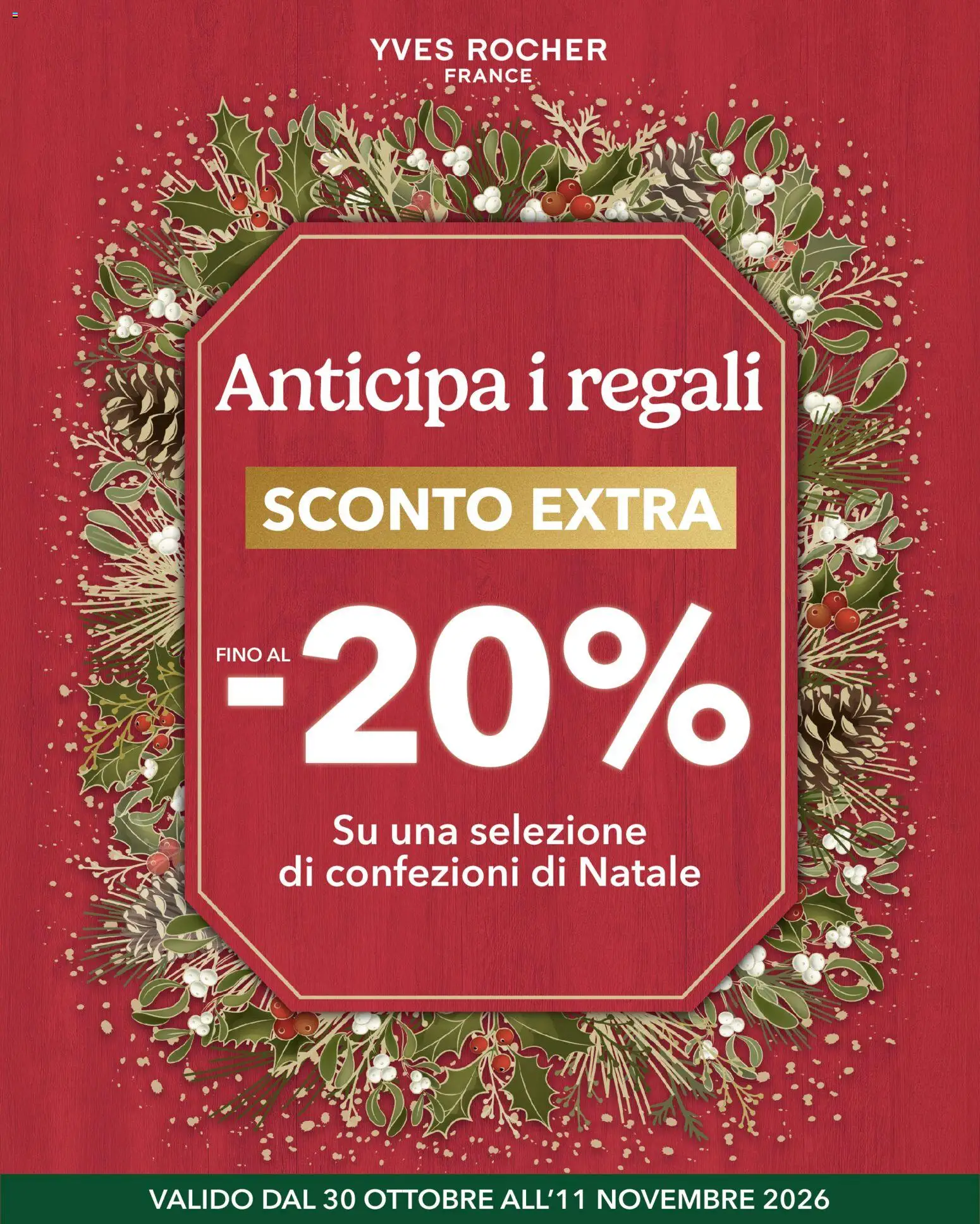 Volantino Yves Rocher del 30/10/2026 | Pagina: 1
