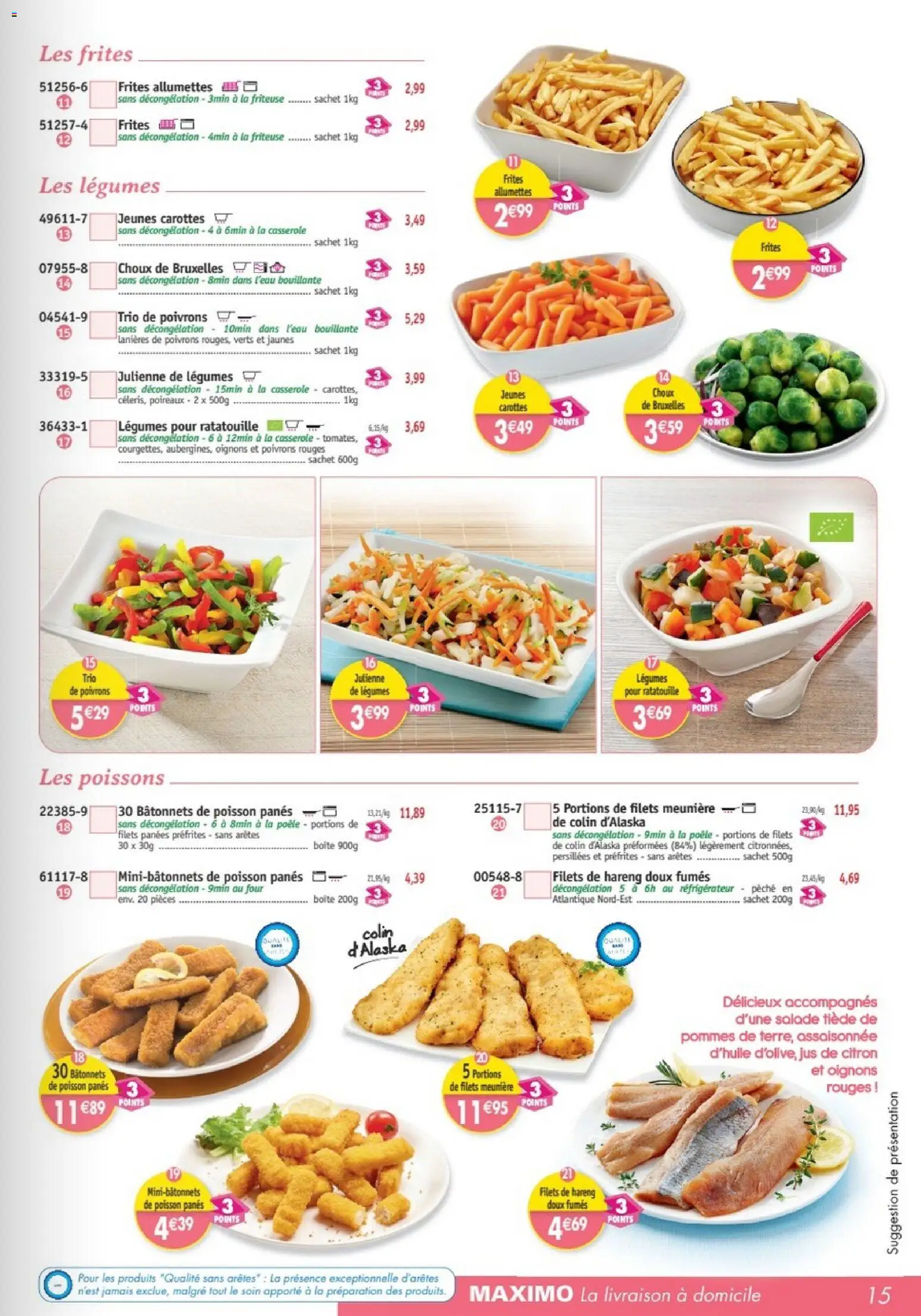 {H1} | Page: 15 | Produits: Friteuse, Frites, Poissons, Oignons