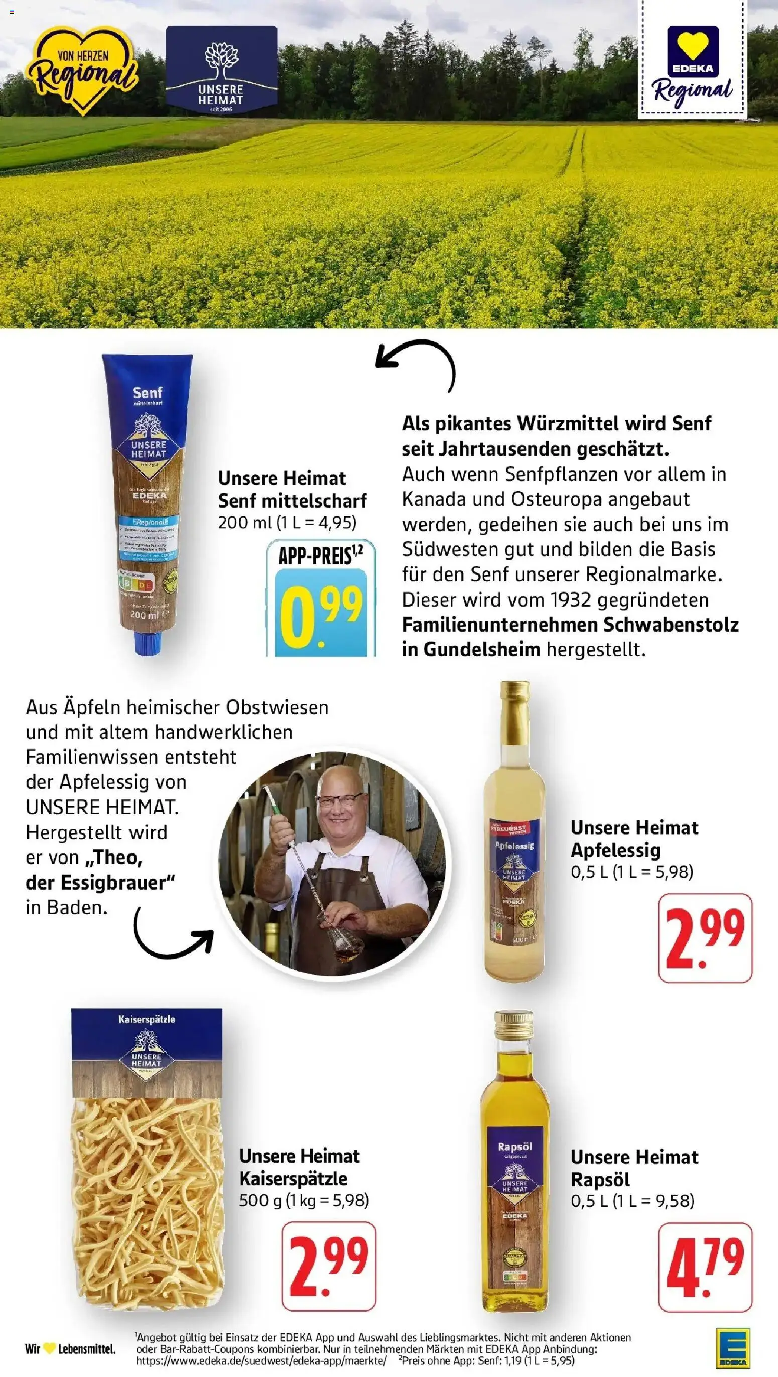 Edeka prospekt Heilbronn – gültig ab 22.06.2026 | Seite: 21 | Produkte: Rapsöl