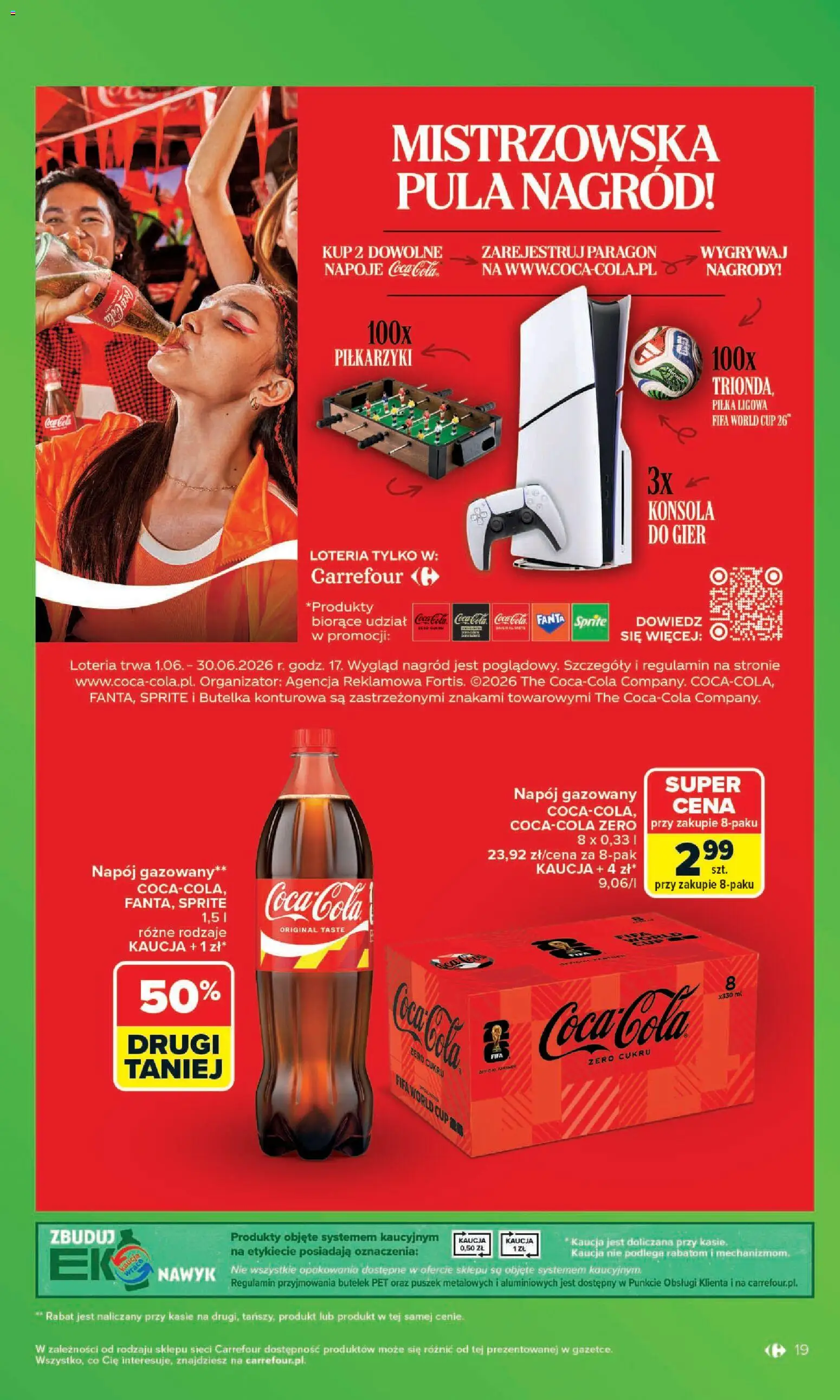 Carrefour gazetka - Zakupowa taktyka kibica od 01.06.2026 | Strona: 19