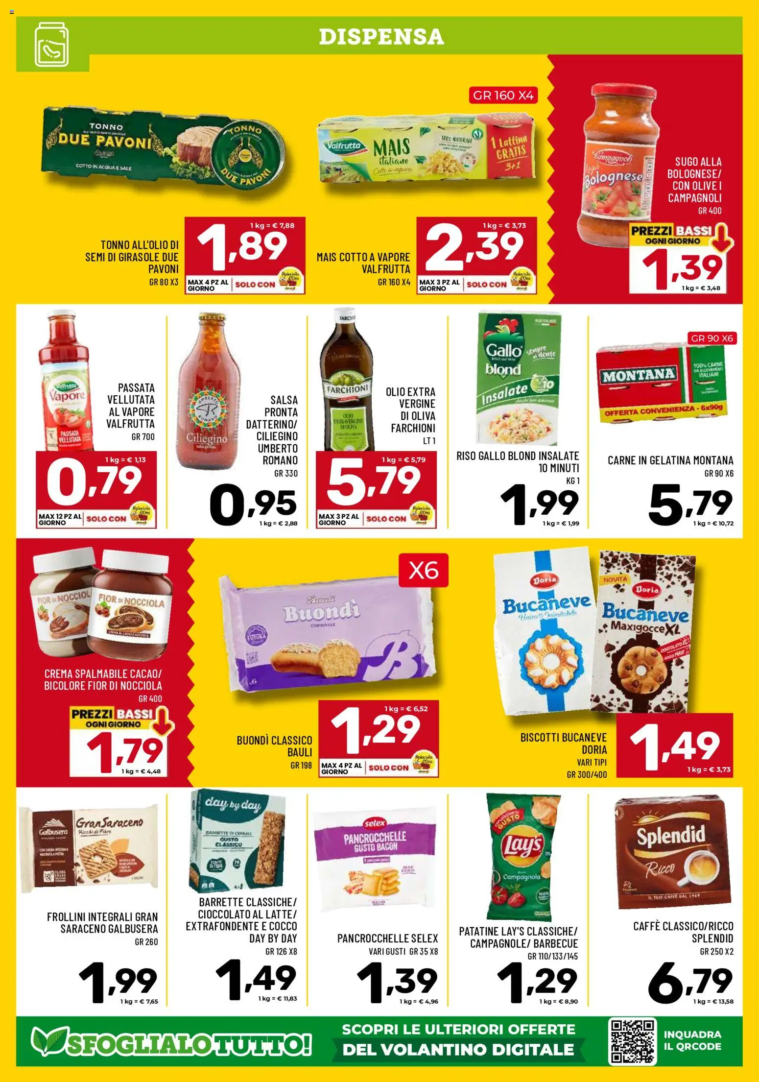Volantino Il Centesimo del 22.05.2026 | Pagina: 8 | Prodotti: Riso, Patatine, Salsa, Olio