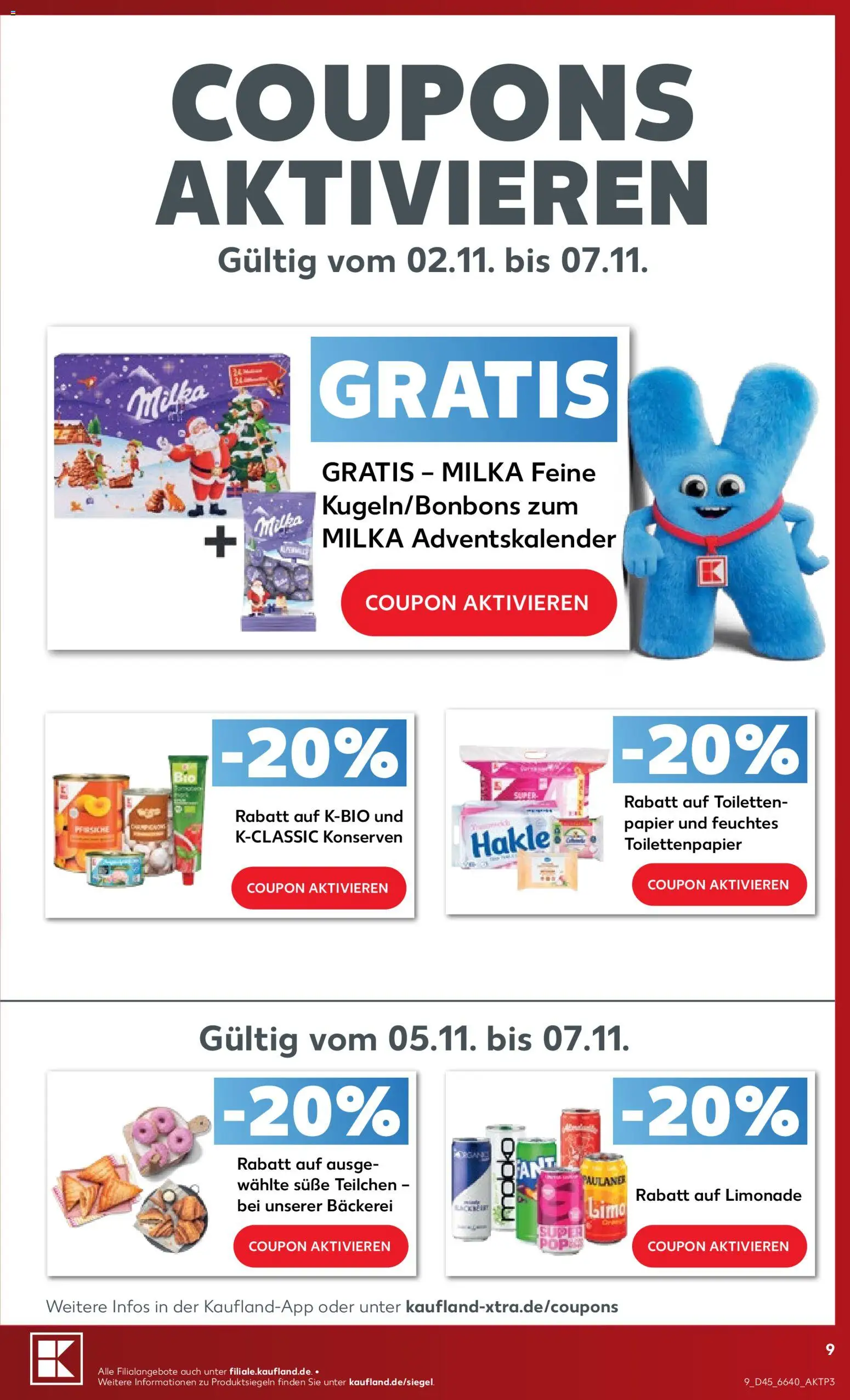 Kaufland Německo leták od 02.11.2026 | Strana: 9 | Produkty: Milka
