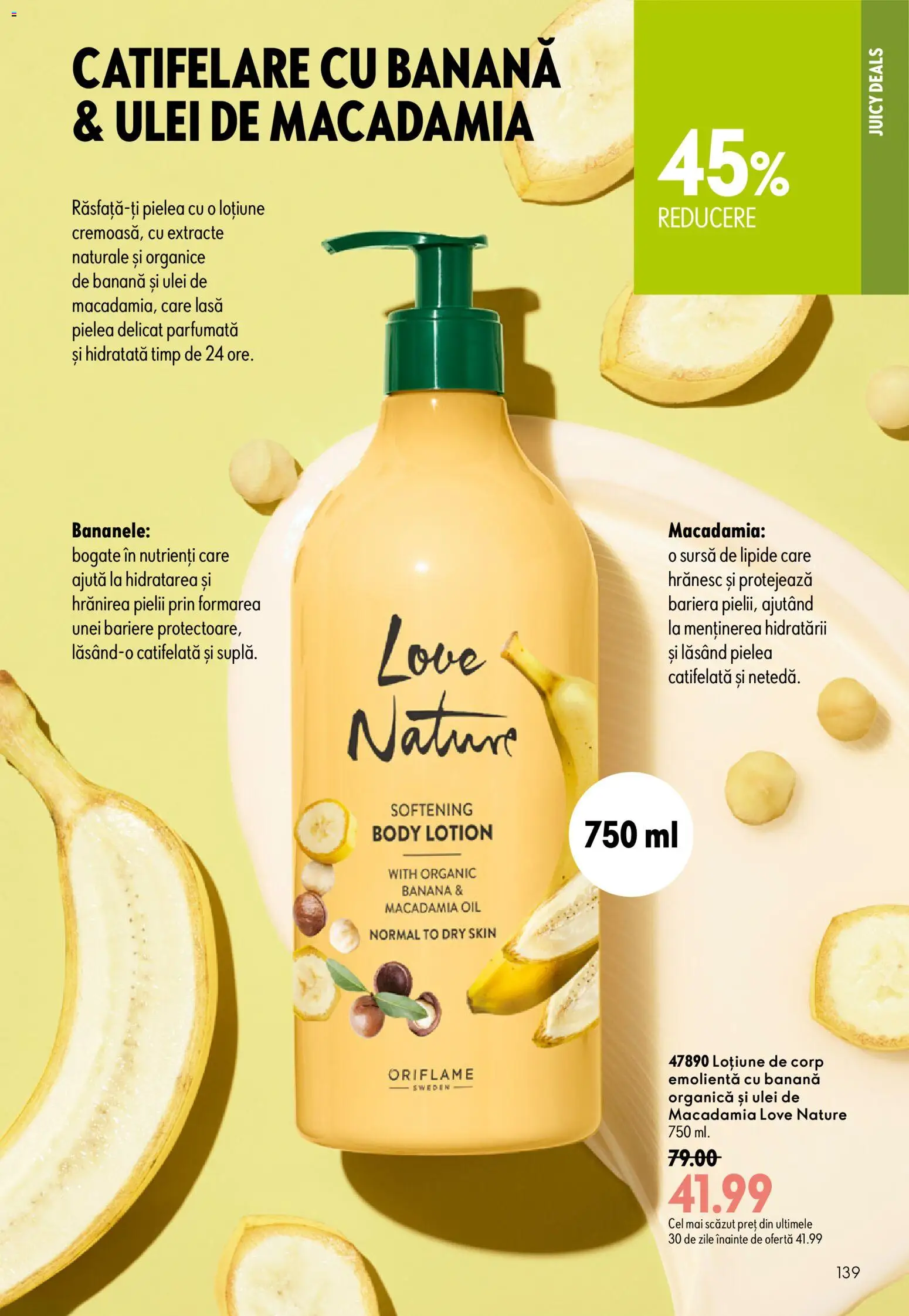 Noul catalog Oriflame – valabil de la 29.07.2026 | Pagină: 139 | Produse: Body, Ulei, Lotiune de Corp