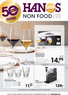 Hanos folder - Non food - Voorbeeld van een folder van Hanos, geldig van 21-09-2026