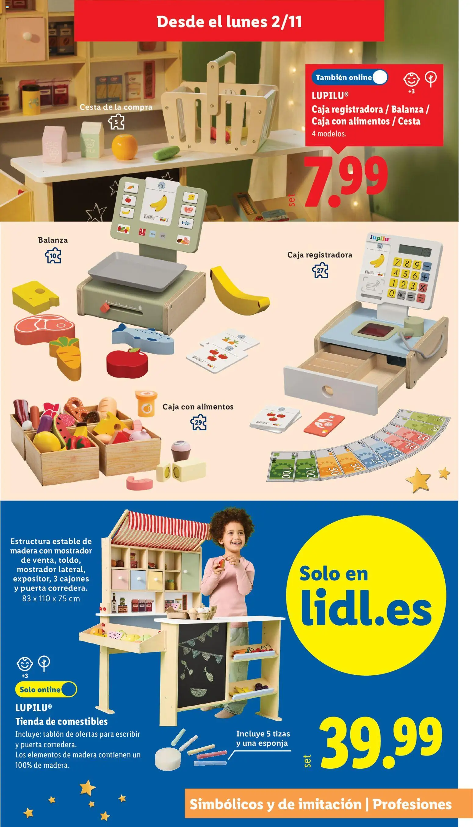 Lidl - Juguetes de imitación │ válido desde el 21/10/2026 | Página: 13 | Productos: Esponja, Alimentos, Caja, Cesta