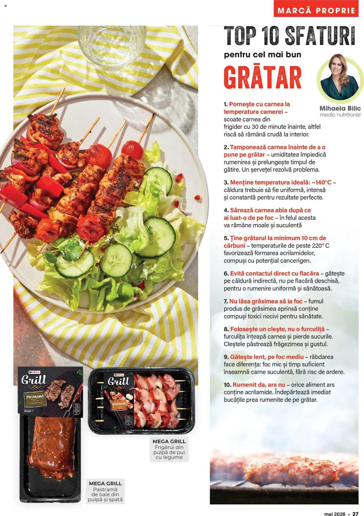 Noul catalog Mega Image – valabil de la 23.04.2026 | Pagină: 27 | Produse: Frigider, Grill, Top, Gin