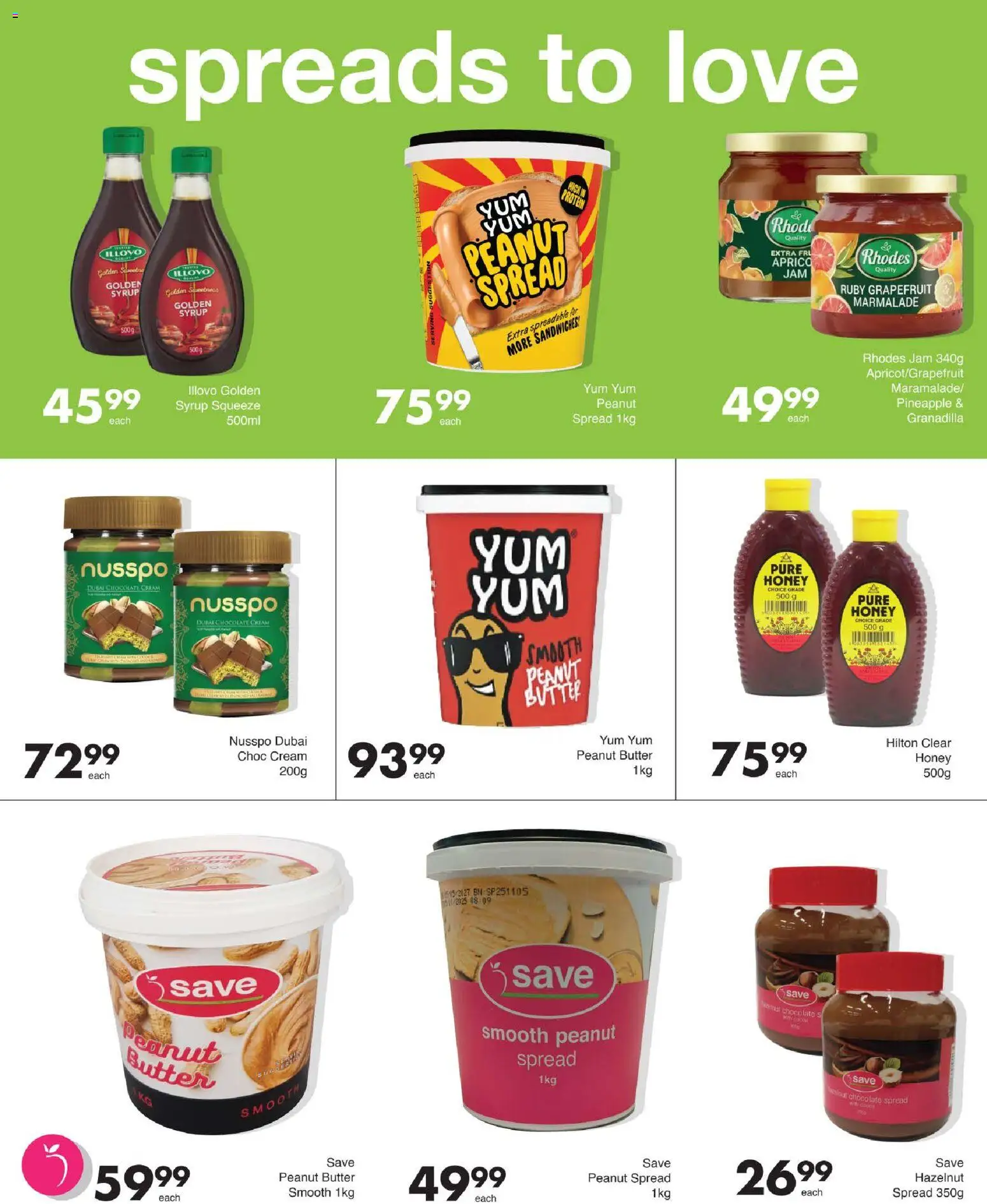 New Save catalogue – valid from 29/09/2026 | Page: 32 | Products: Spread, Butter, Peanut butter, Grapefruit