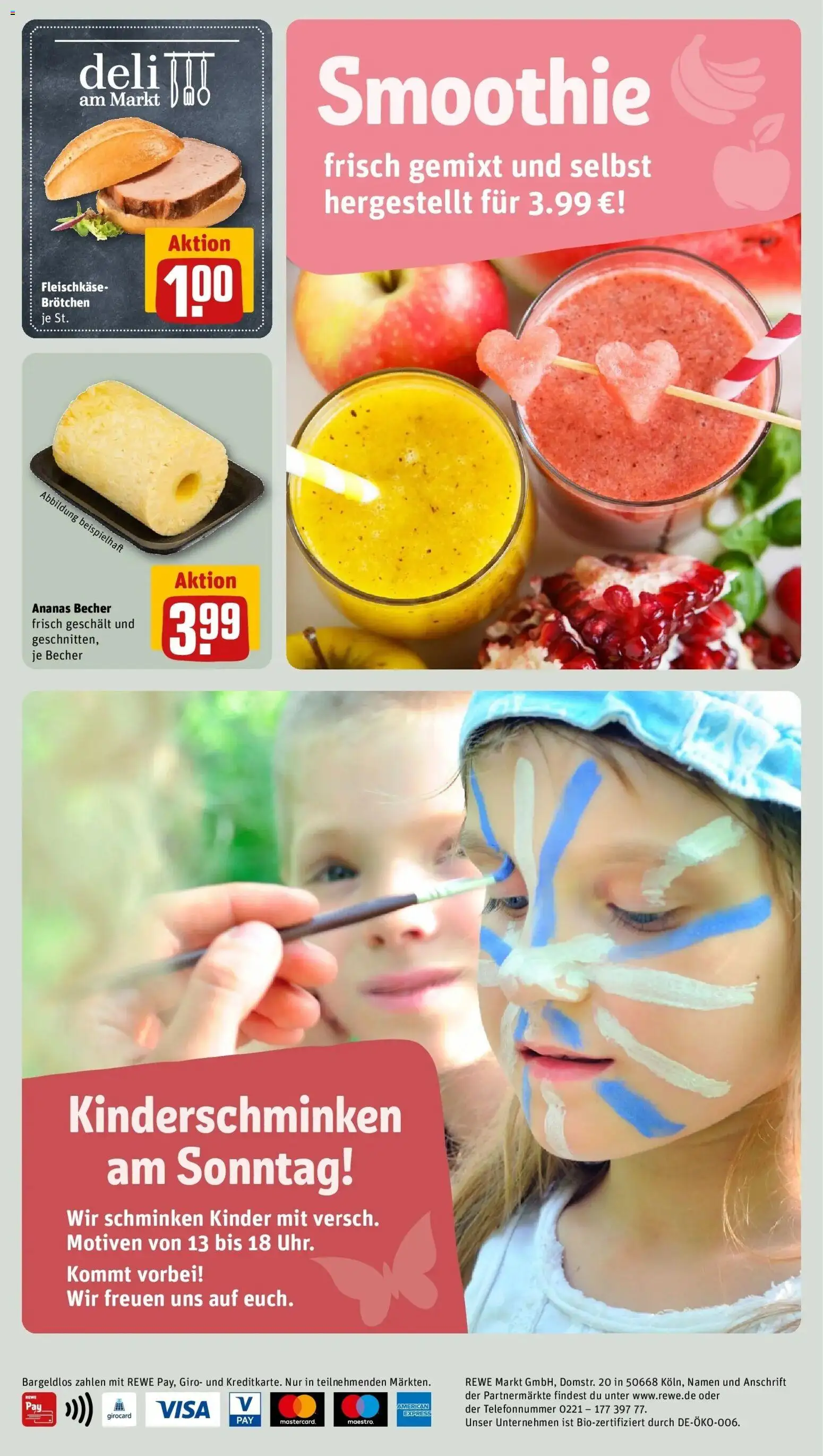 REWE Prospekt ab 26.10.2026 zum Blättern » Angebote | Seite: 2 | Produkte: Ananas