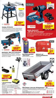Toom Baumarkt Prospekt ab 01.08.2026 gültig | Seite: 5 | Produkte: Bosch, Koffer, Ladegerät