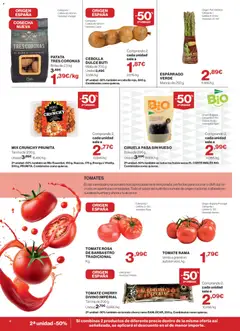 Vista previa Supercor folleto válido desde el 16/07/2026 | Página: 4 | Productos: Tomates, Frutos secos, Παγωμένο τσάι, Bolsa