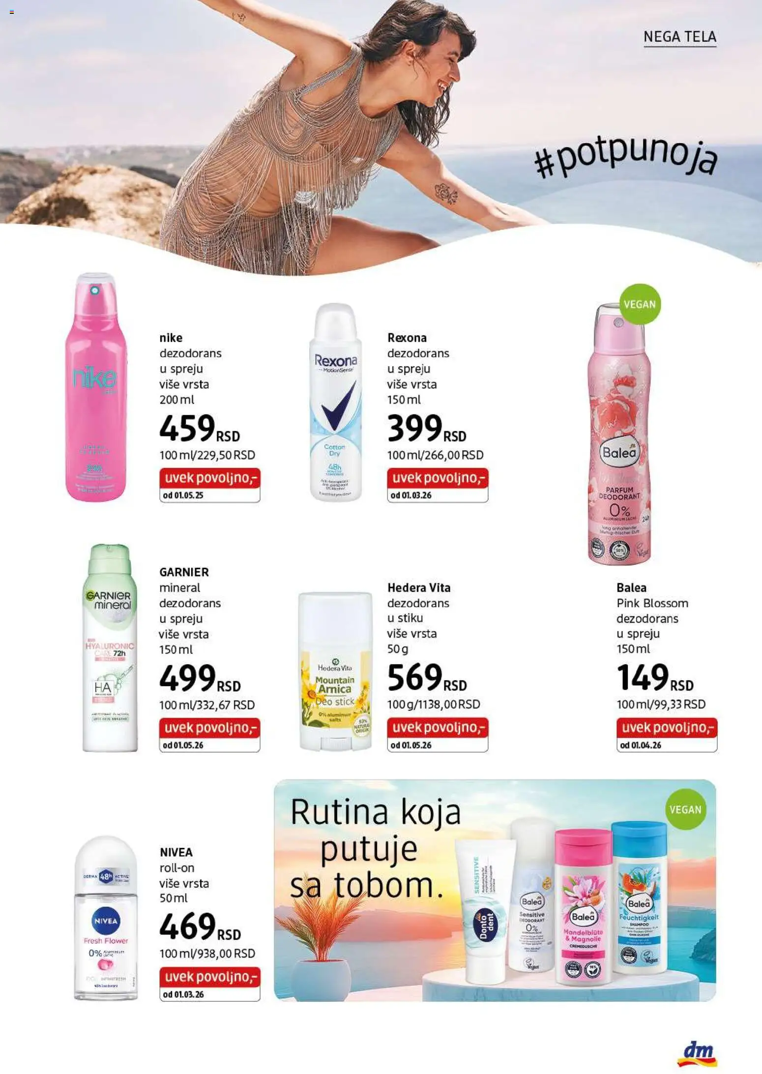 DM Drogerie katalog - važi od 01.06.2026 | Strana: 27 | Proizvode: Garnier, Nivea, Dezodorans