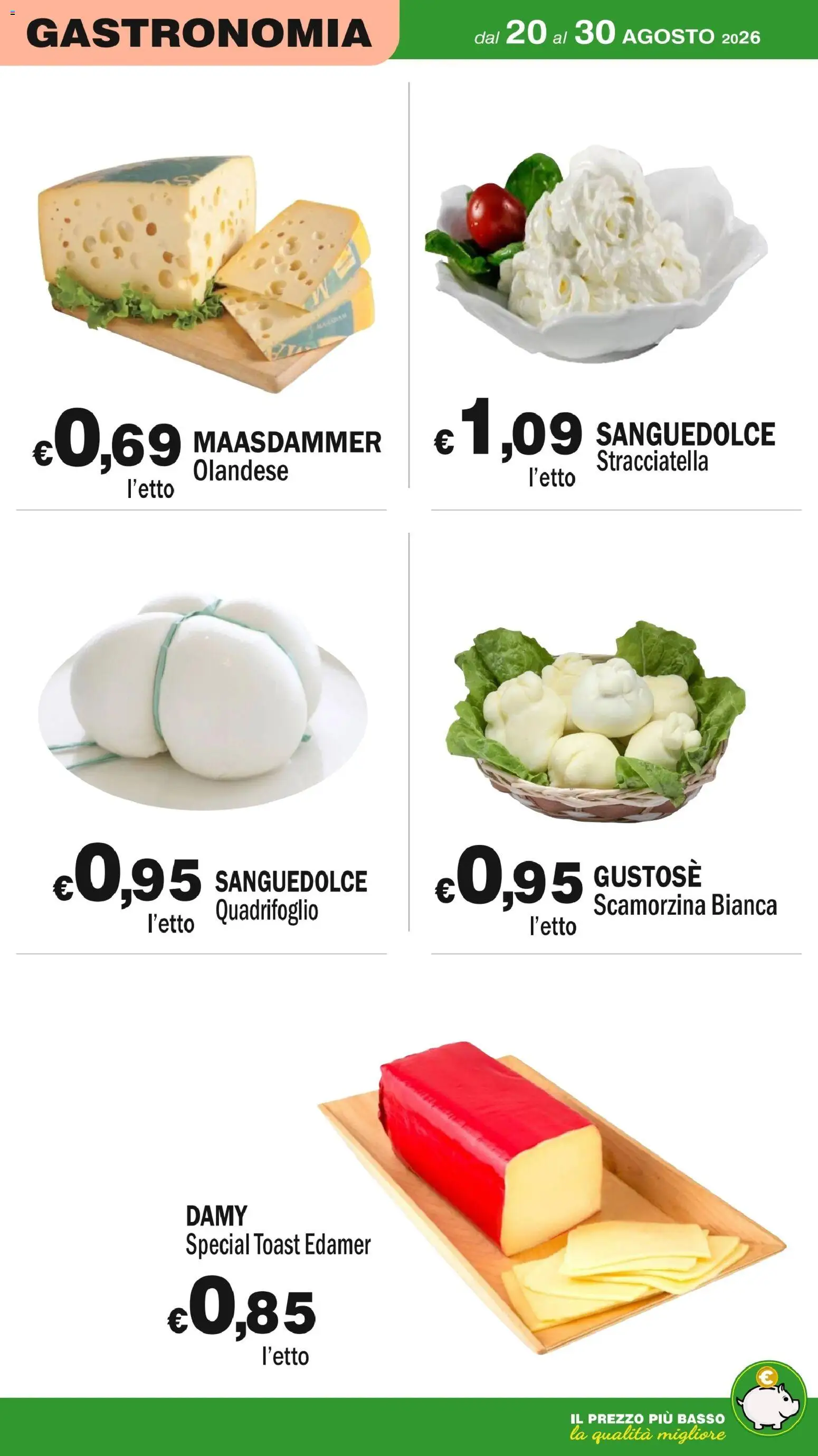Volantino Primo Prezzo del 20/08/2026 | Pagina: 54 | Prodotti: Basso, Stracciatella