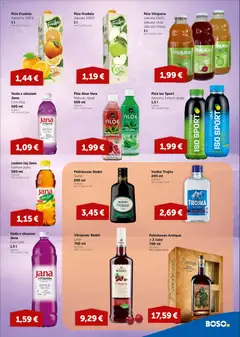 Boso Katalog - Pregled kataloga iz trgovine Boso, vrijedi od 30.04.2026 | Stranica: 11 | Proizvodi: Pelinkovac, Sok, Pelinkovac Antique, Jabuka