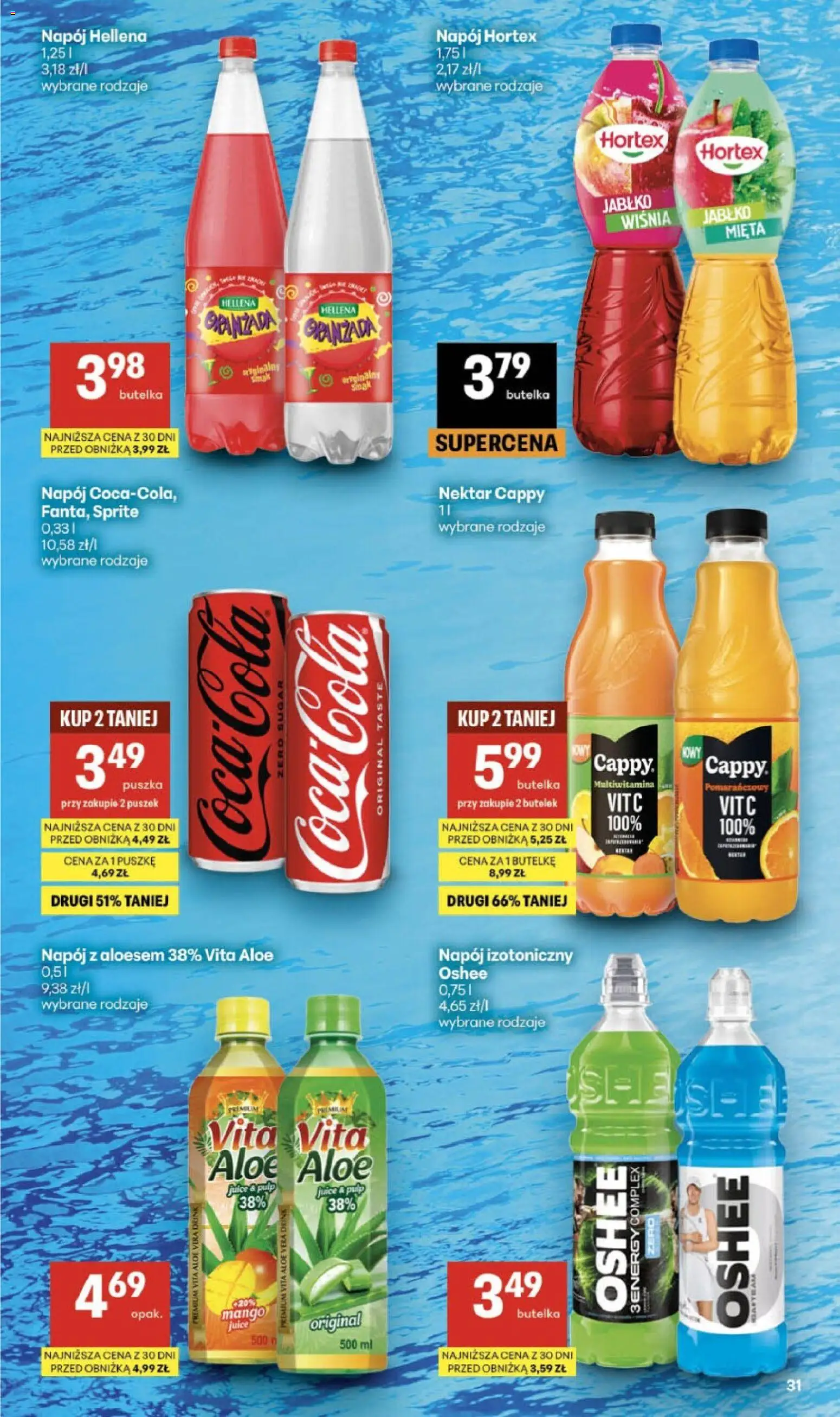Delikatesy Centrum gazetka od 10.09.2026 | Strona: 31 | Produkty: Mango, Sprite, Oshee, Mięta