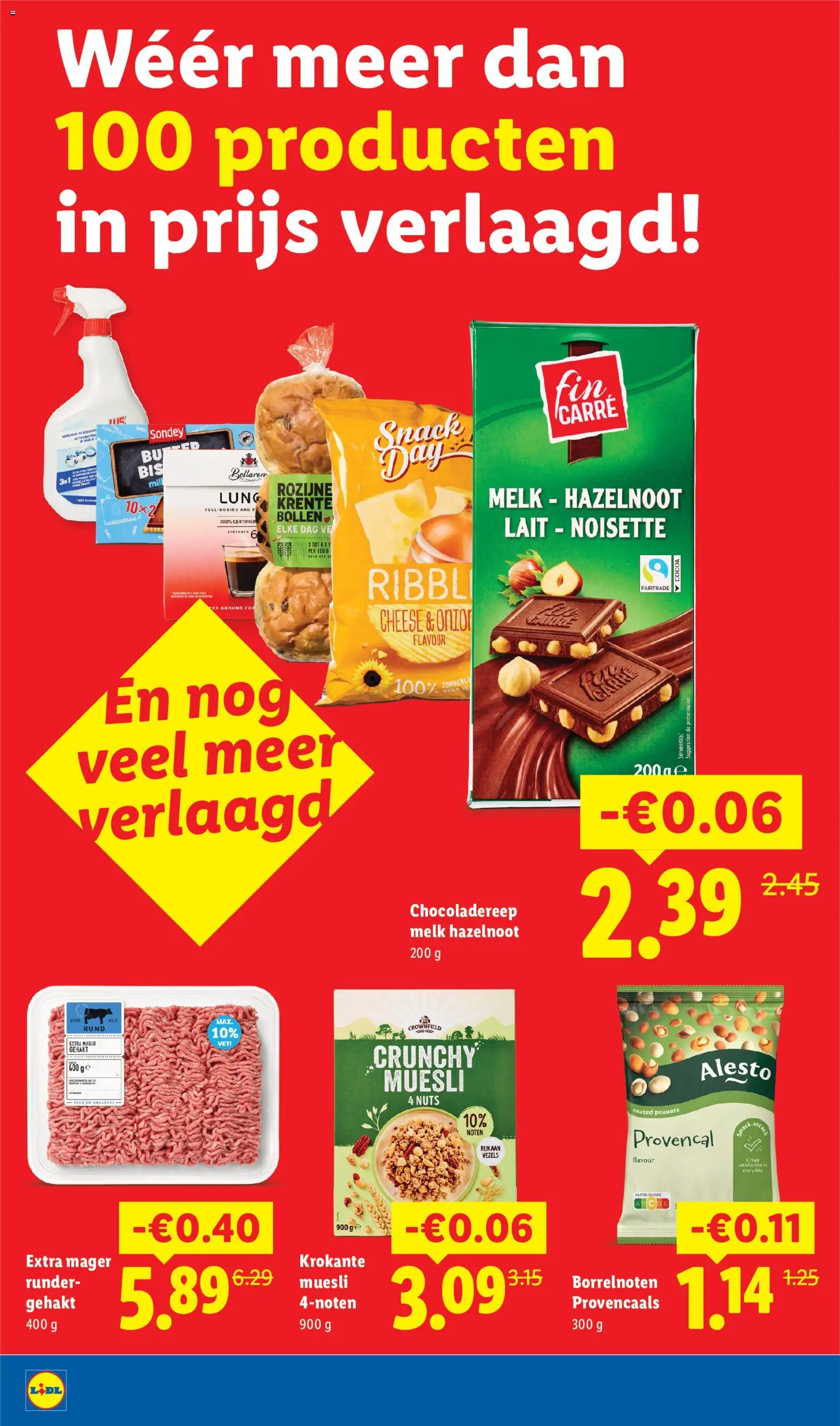{H1} | Pagina: 46 | Producten: Melk, Chips, Gehakt, Chocoladereep