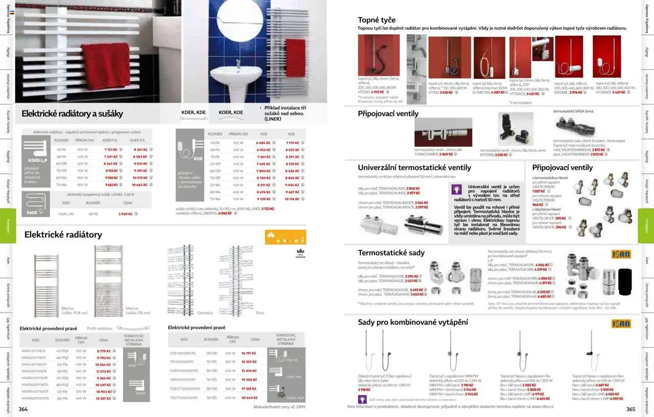 Siko koupelny katalog Koupelny 2025/2026 od 14.10.2025 | Strana: 183 | Produkty: Osvětlení, Kabel, Krabice, Radiátor
