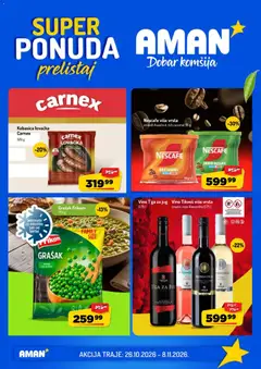 Aman katalog - pregled Aman kataloga - važi od 26.10.2026