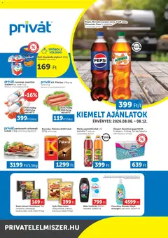 PRIVÁT Déli vármegyék - amely érvényes a következő dátumtól: 2026.08.06.