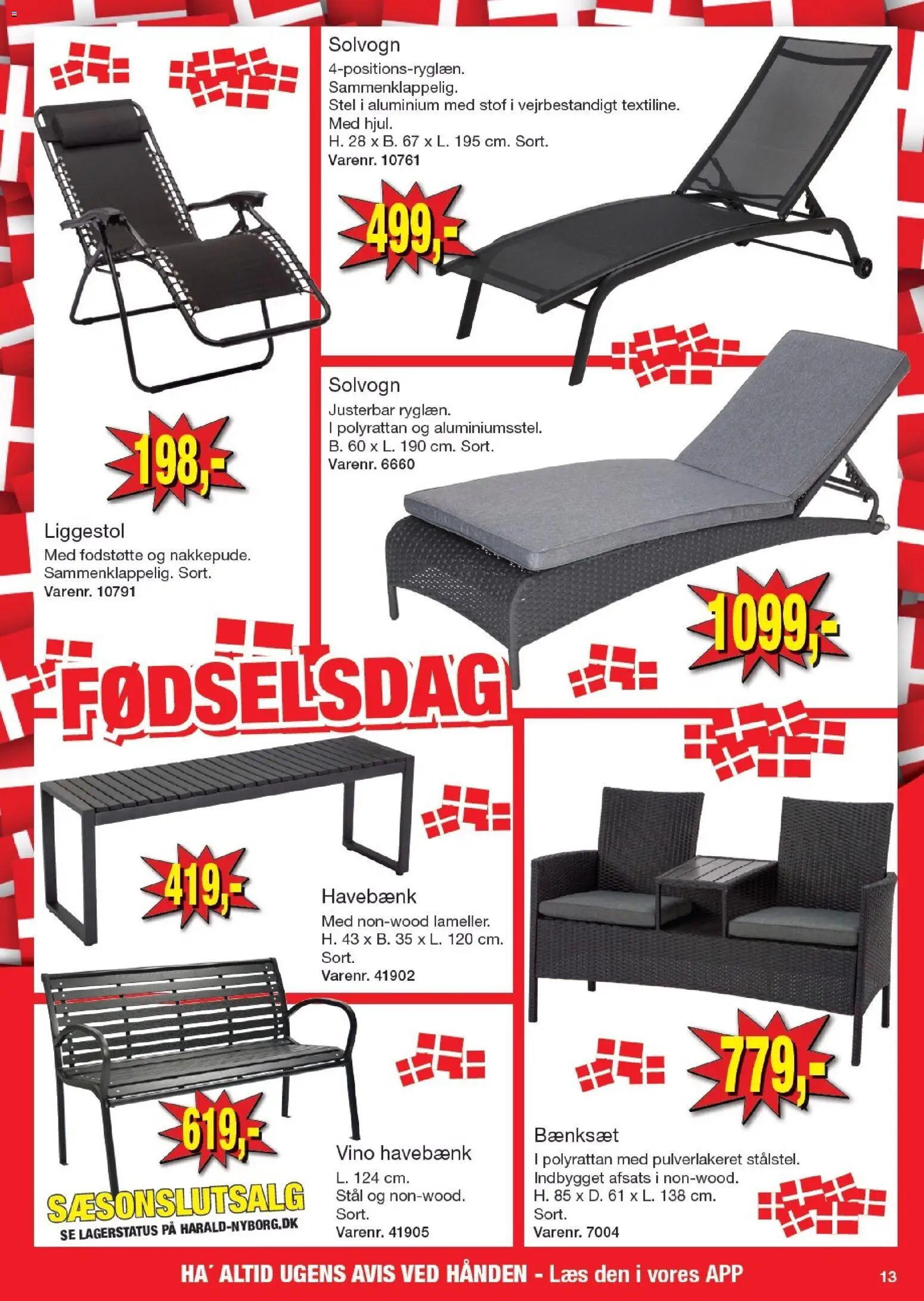 Harald Nyborg tilbudsavis – gyldig fra 28.05.2026 | Side: 15 | Produkter: Solvogn, Stof