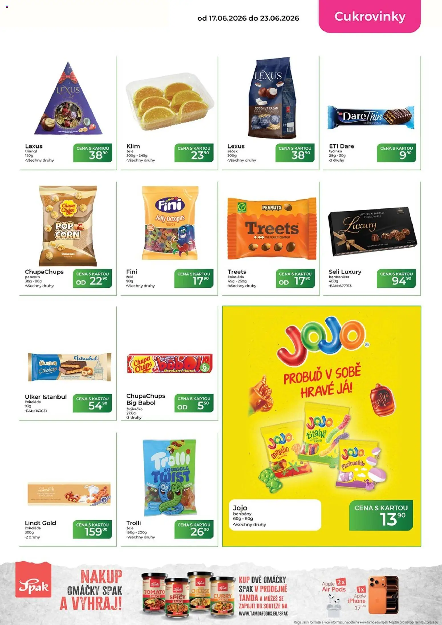 Tamda Foods leták od 17.06.2026 | Strana: 29 | Produkty: Jojo, Čokoláda, Popcorn, Sáček