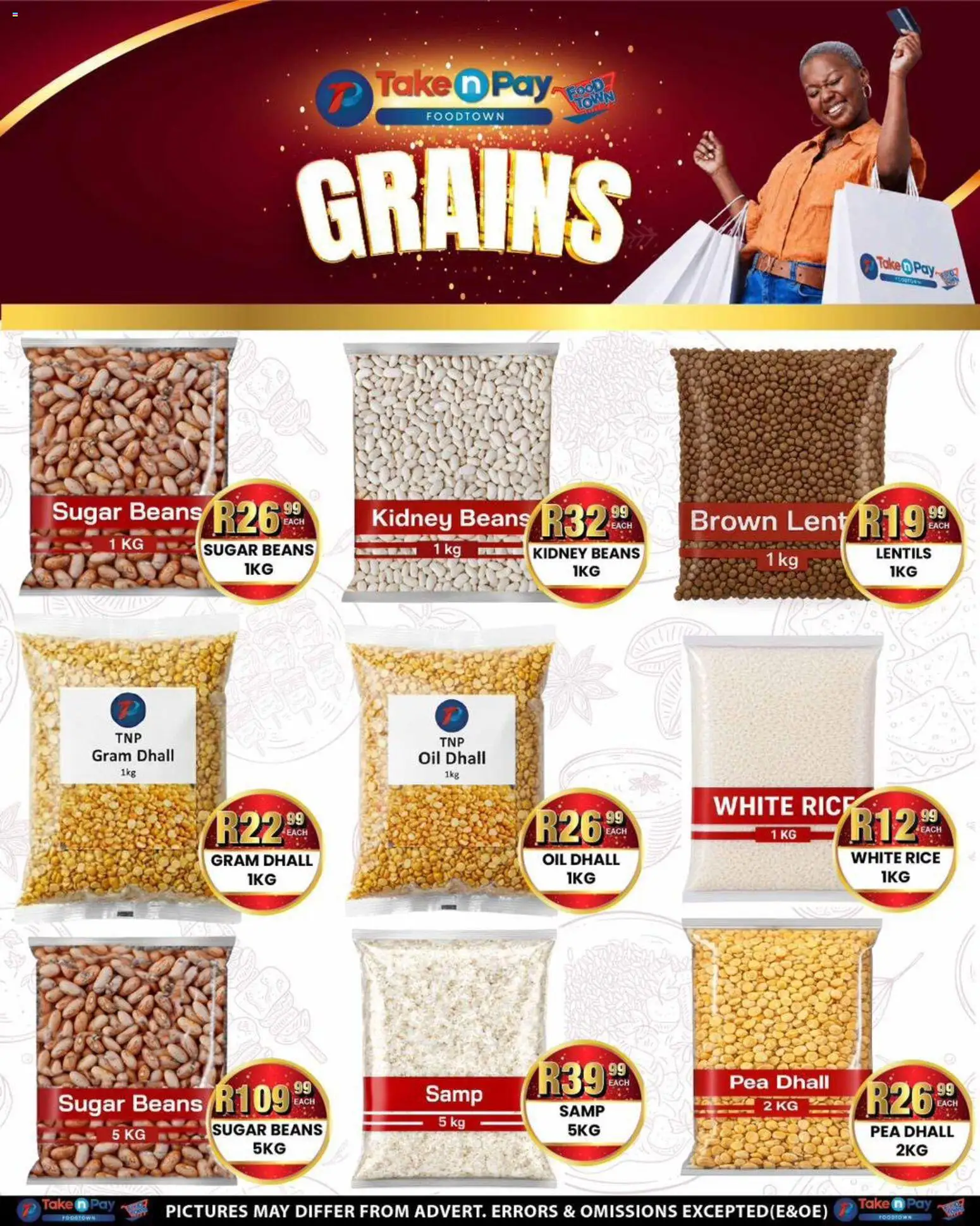 New Take n Pay catalogue – valid from 01.06.2026 | Page: 20 | Products: Beans, Oil, Rice, Sugar