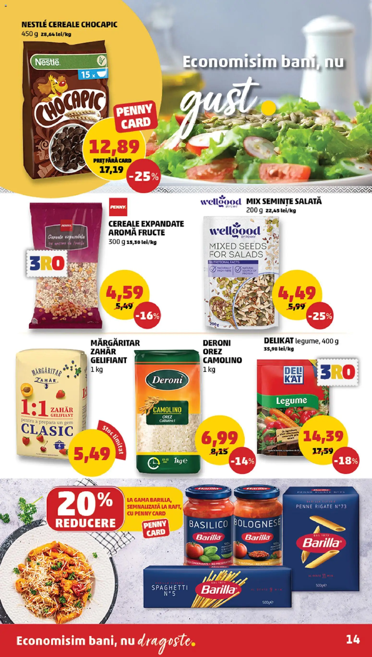 Noul catalog PENNY – valabil de la 20.05.2026 | Pagină: 14 | Produse: Gem, Salată, Legume, Fructe