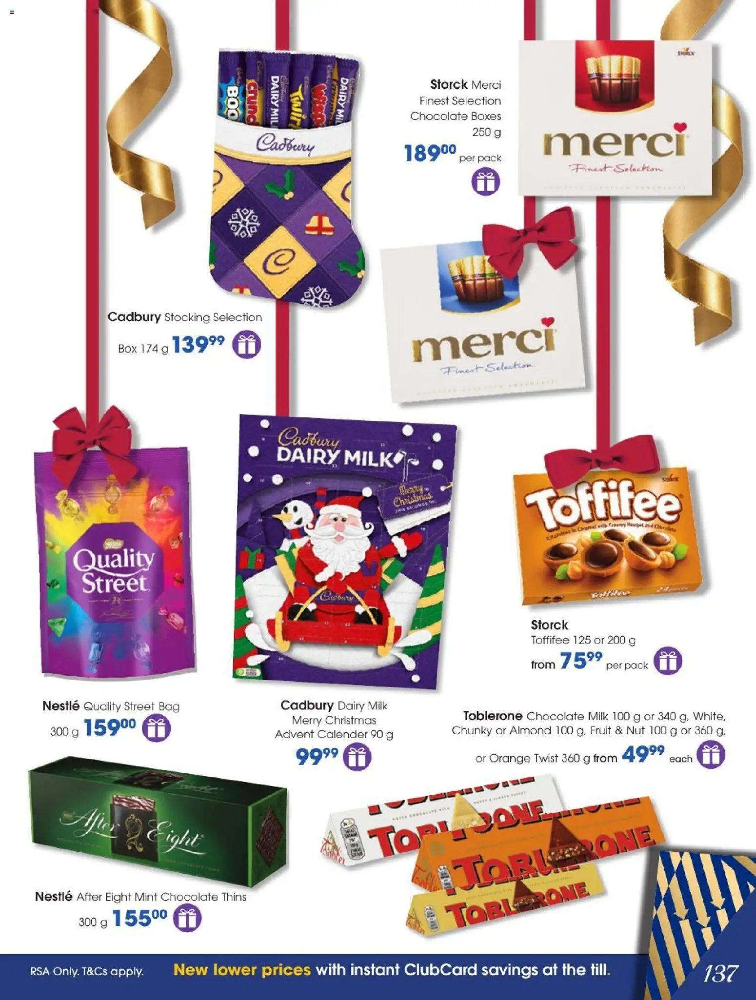 New Clicks catalogue – valid from 27/10/2026 | Page: 137 | Products: Bag, Box, Milk, Chocolate