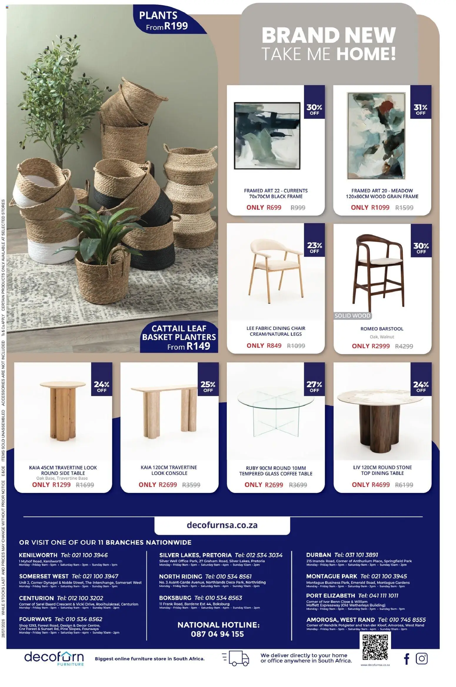 New Decofurn catalogue – valid from 10/08/2026 | Page: 4 | Products: Frame, Table, Meadow, Basket