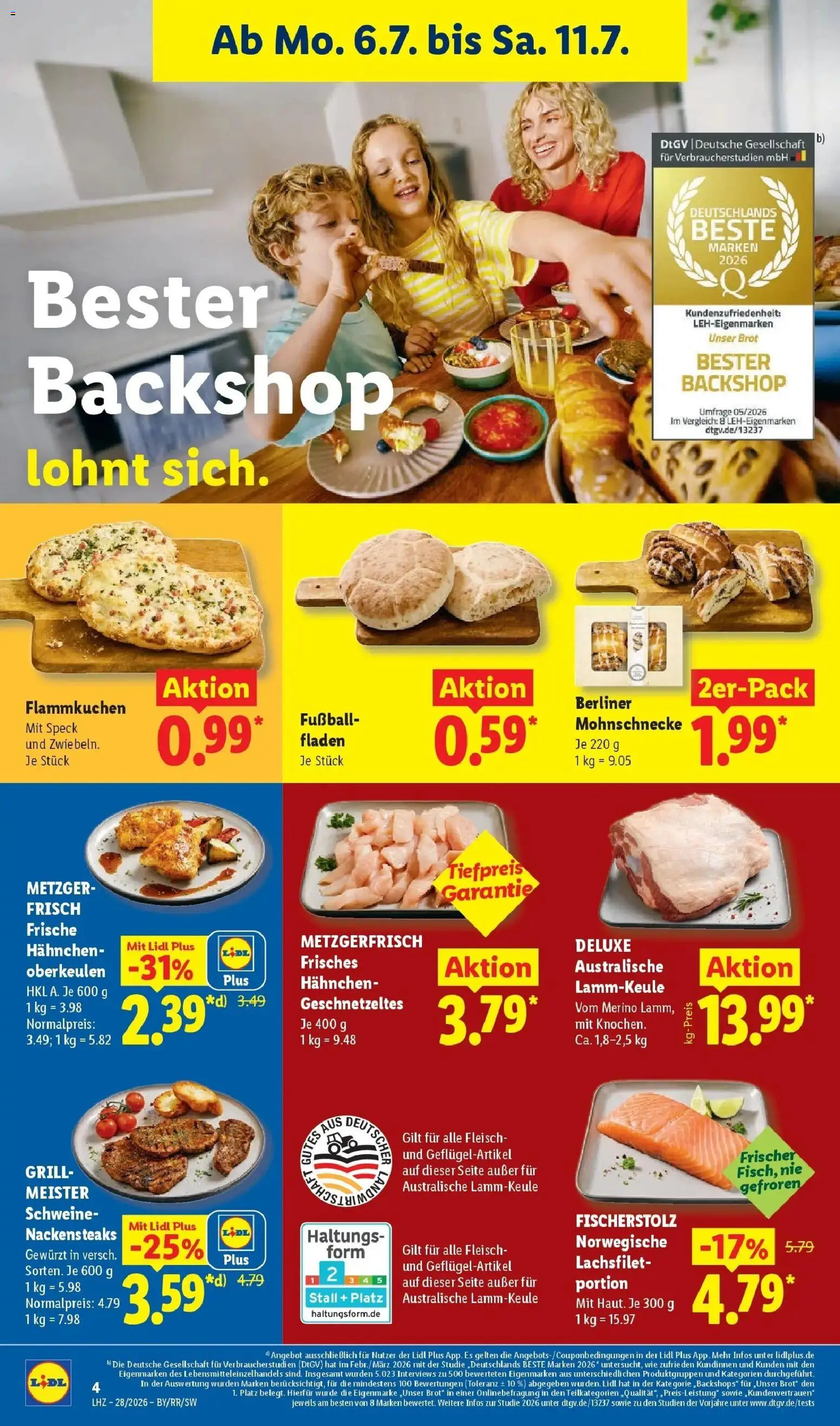 Lidl Prospekt Villingen-schwenningen – gültig ab 06.07.2026 | Seite: 10 | Produkte: Grill, Hahnchen, Fußball, Fleisch