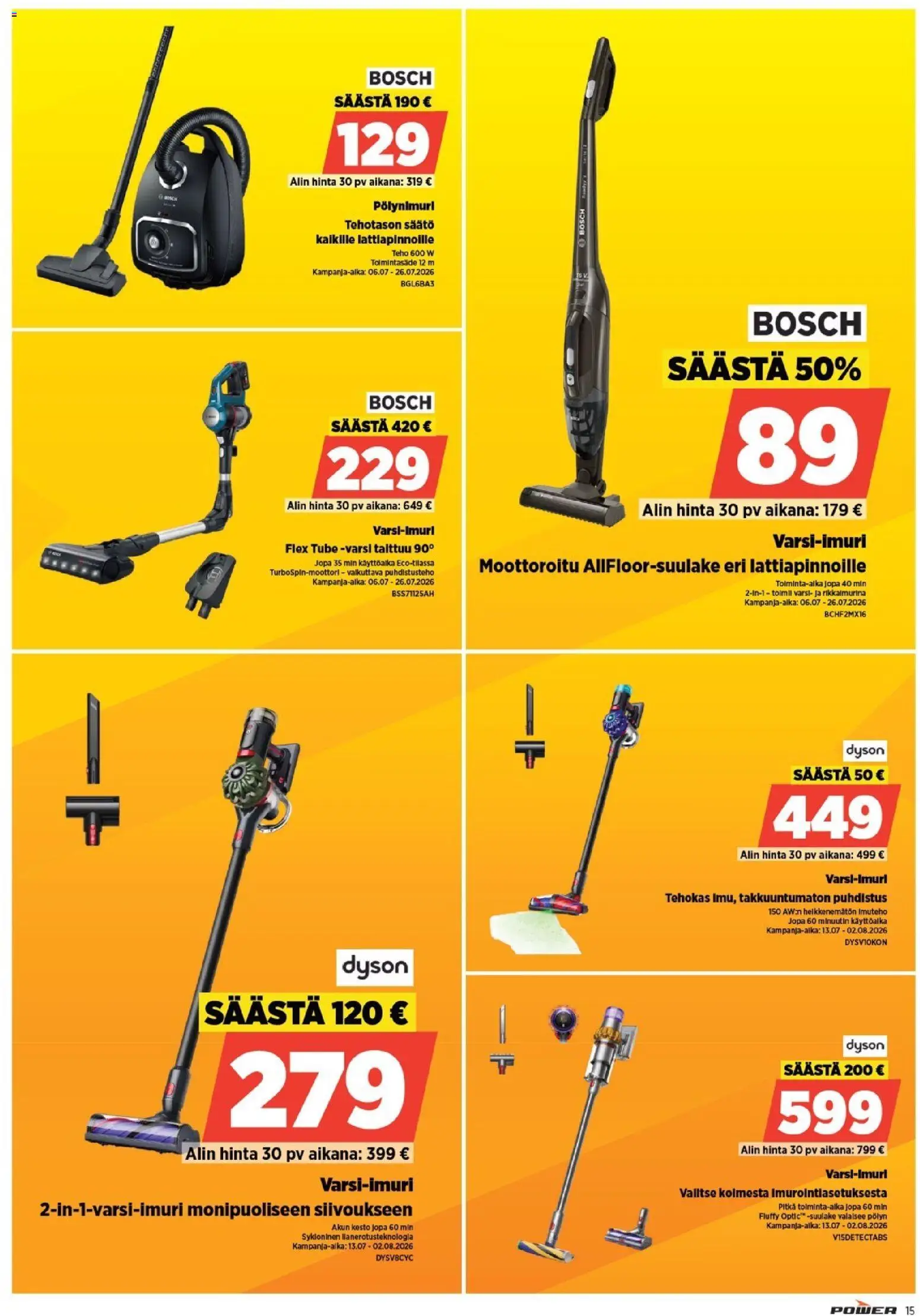 Power tarjoukset – voimassa 20/07/2026 alkaen | Sivu: 15