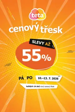 Náhled letáku TETA Drogerie leták - Cenový třesk od 10.07.2026