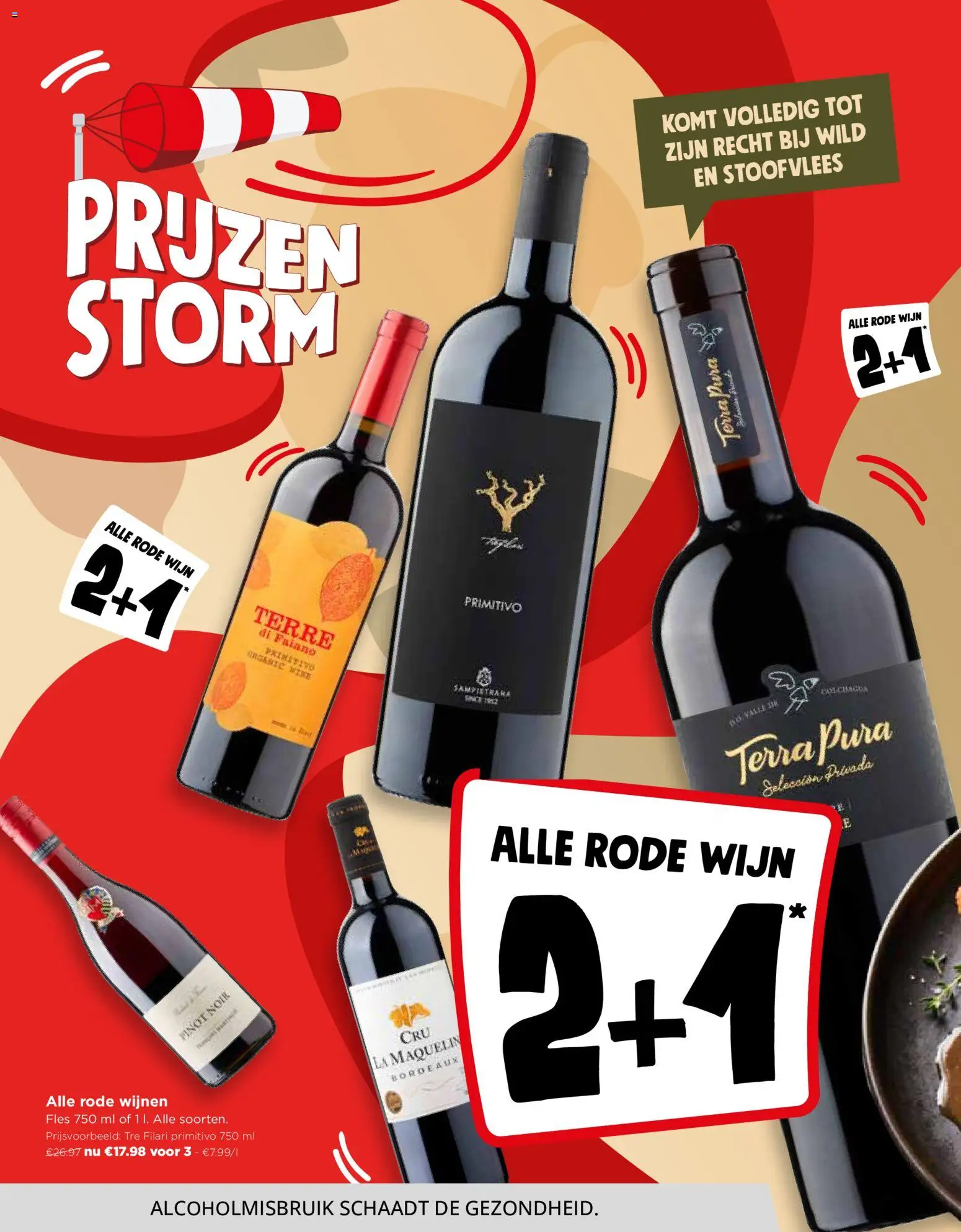 {H1} | Pagina: 6 | Producten: Fles, Stoofvlees, La, Rode wijn